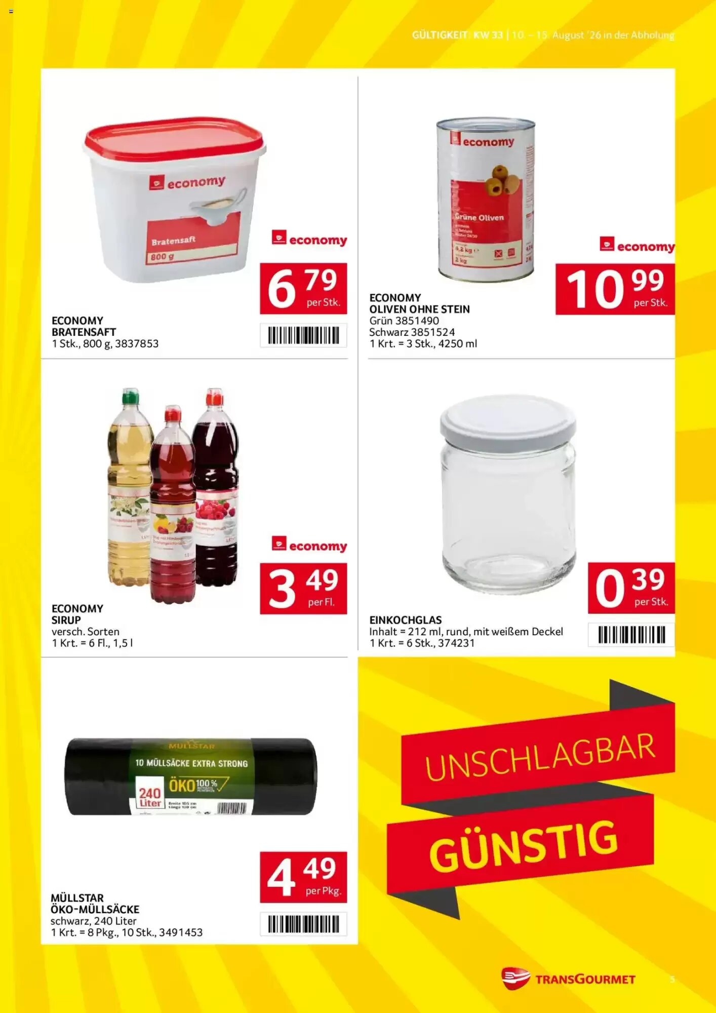 Transgourmet Flugblatt (ab 10.08.2026) - Angebote und Prospekt - Seite 5