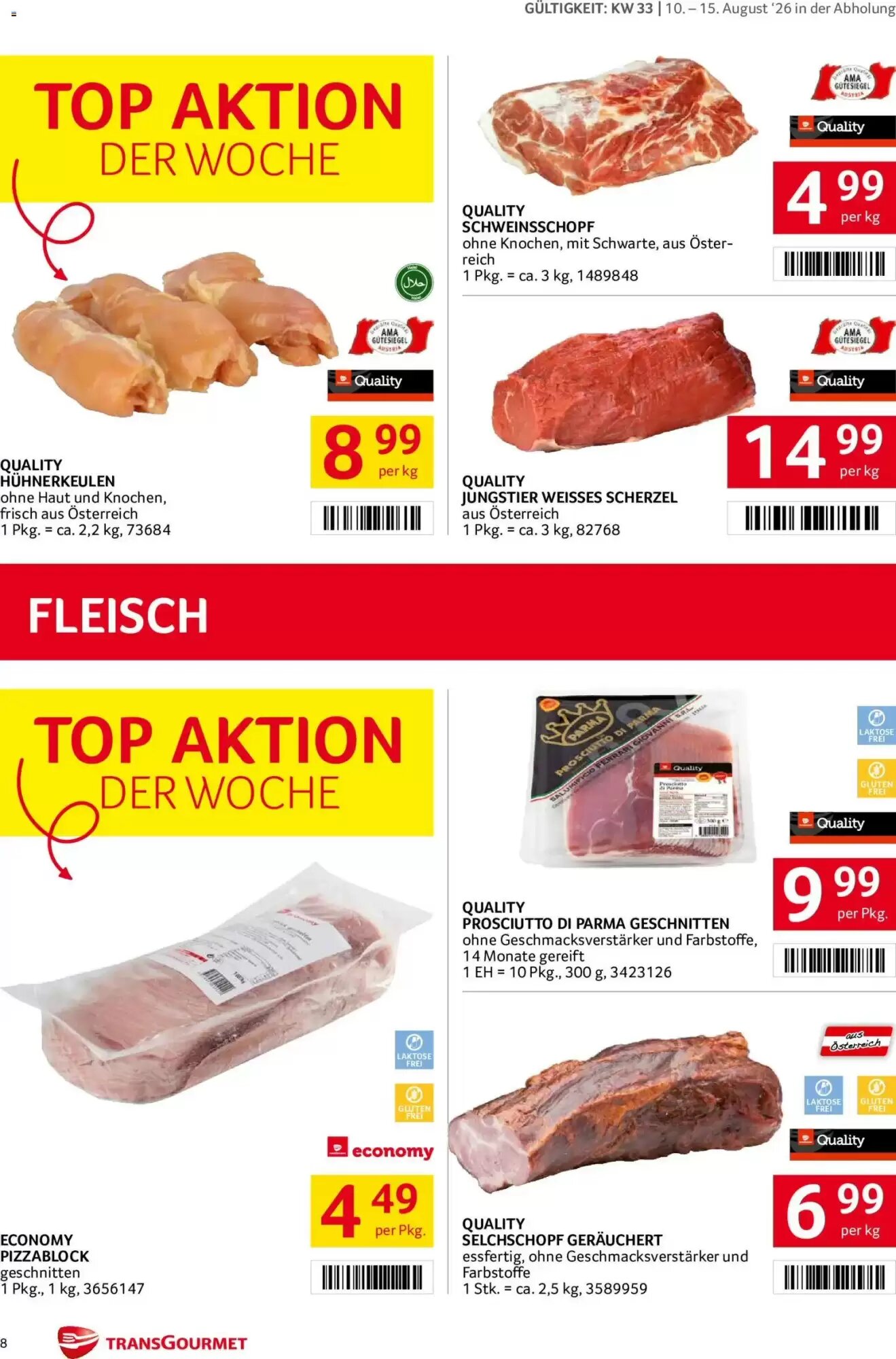 Transgourmet Flugblatt (ab 10.08.2026) - Angebote und Prospekt - Seite 8