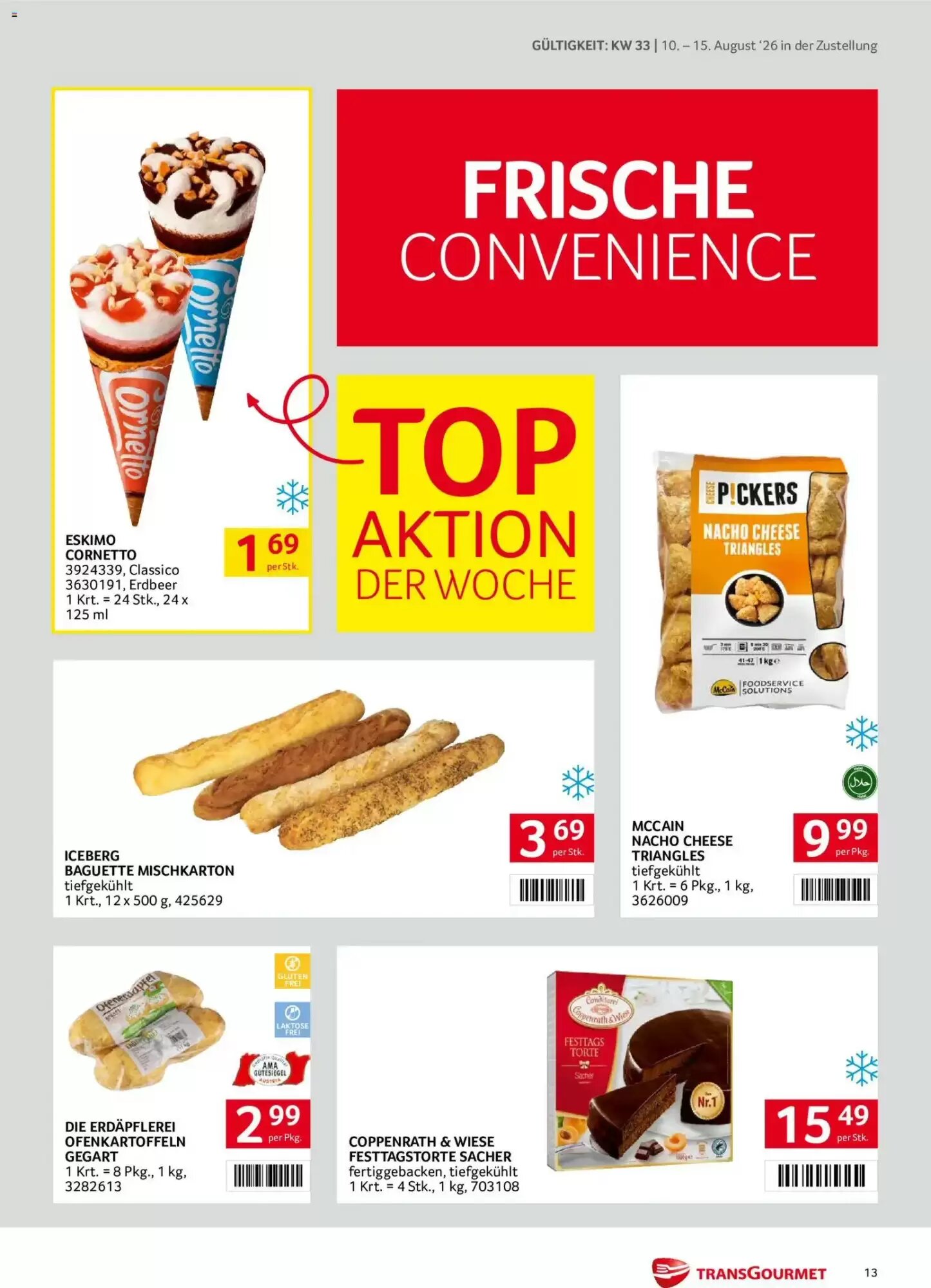 Transgourmet Flugblatt (ab 10.08.2026) - Angebote und Prospekt - Seite 13