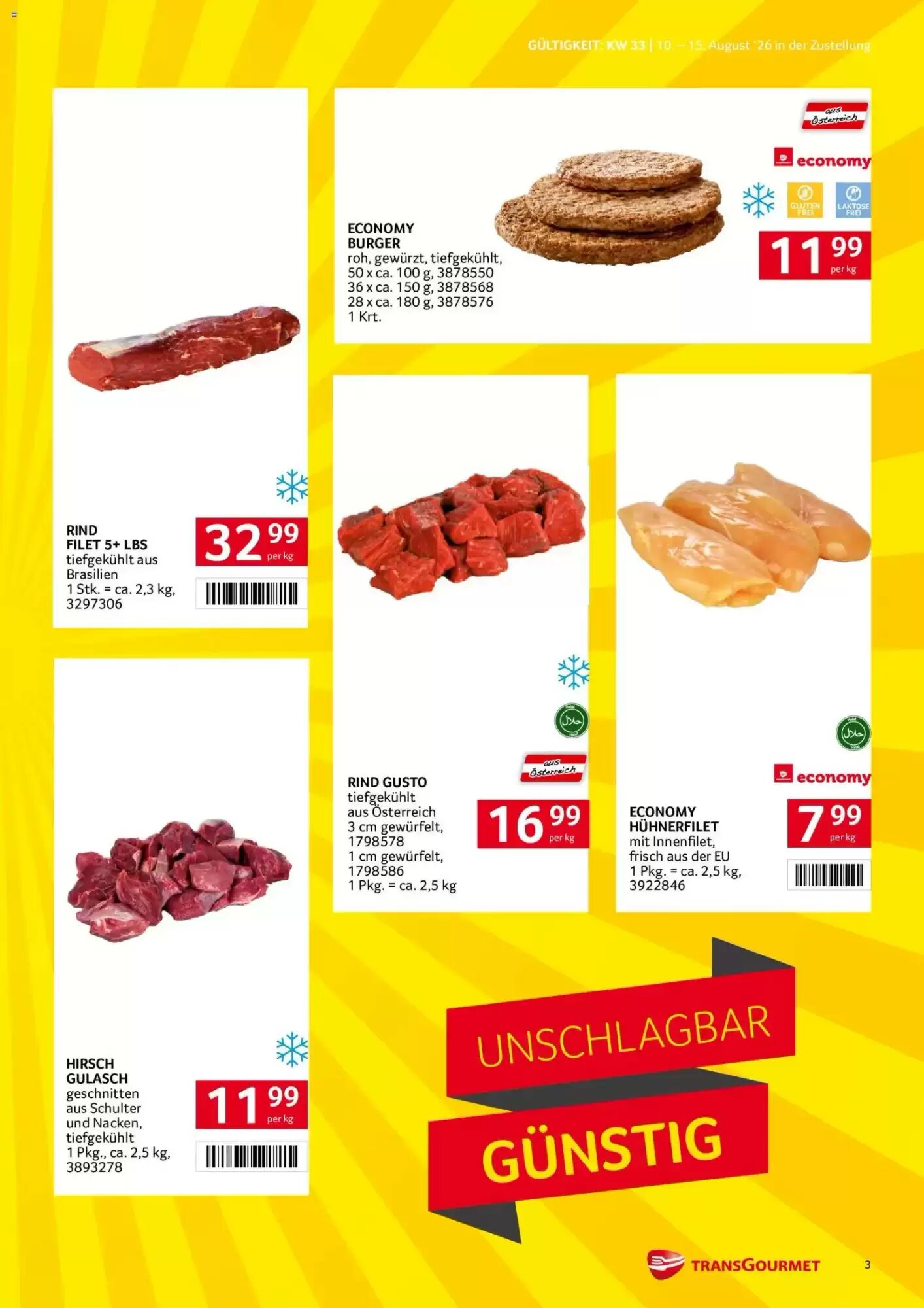 Transgourmet Flugblatt (ab 10.08.2026) - Angebote und Prospekt - Seite 3