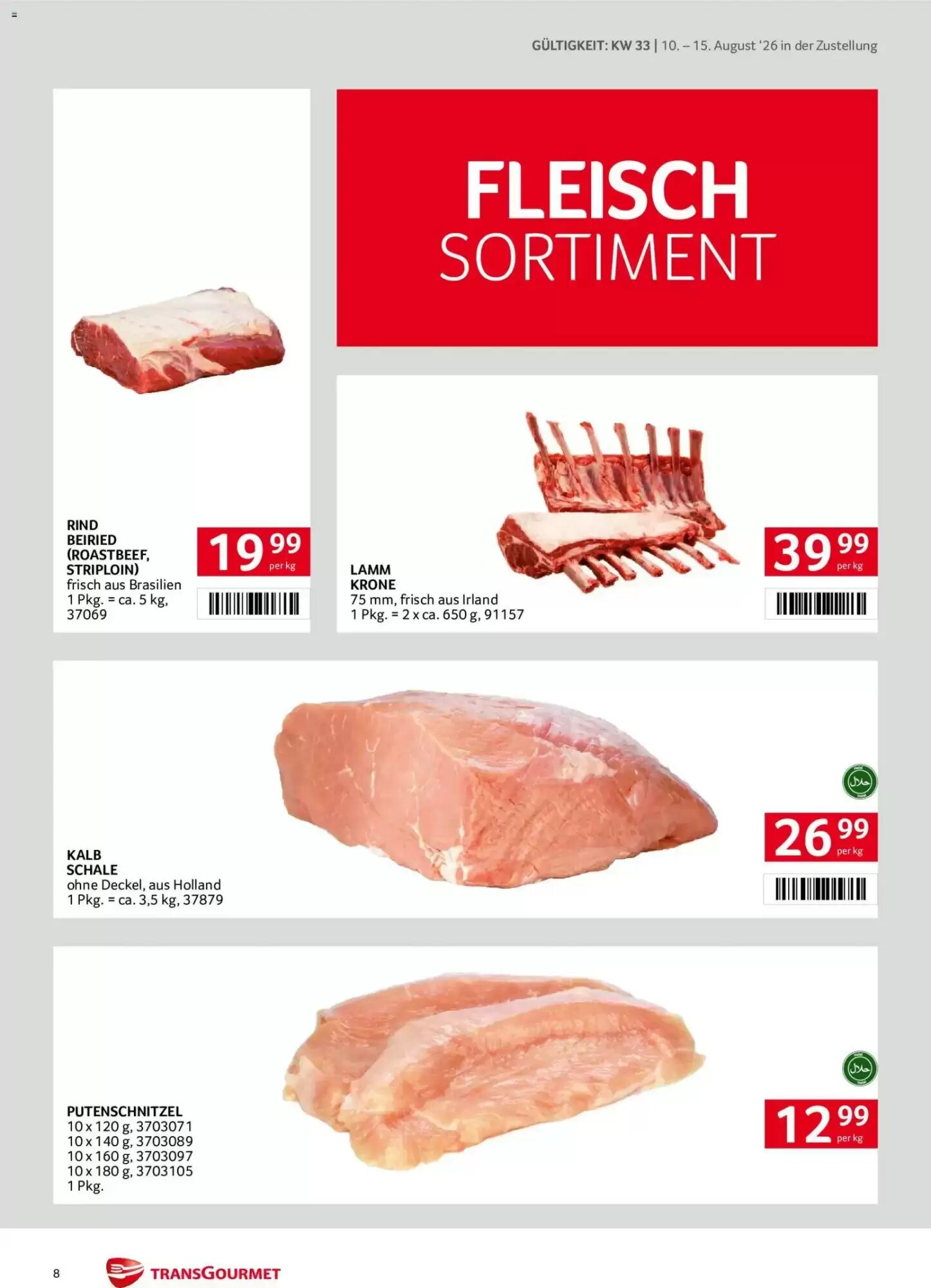 Transgourmet Flugblatt (ab 10.08.2026) - Angebote und Prospekt - Seite 8