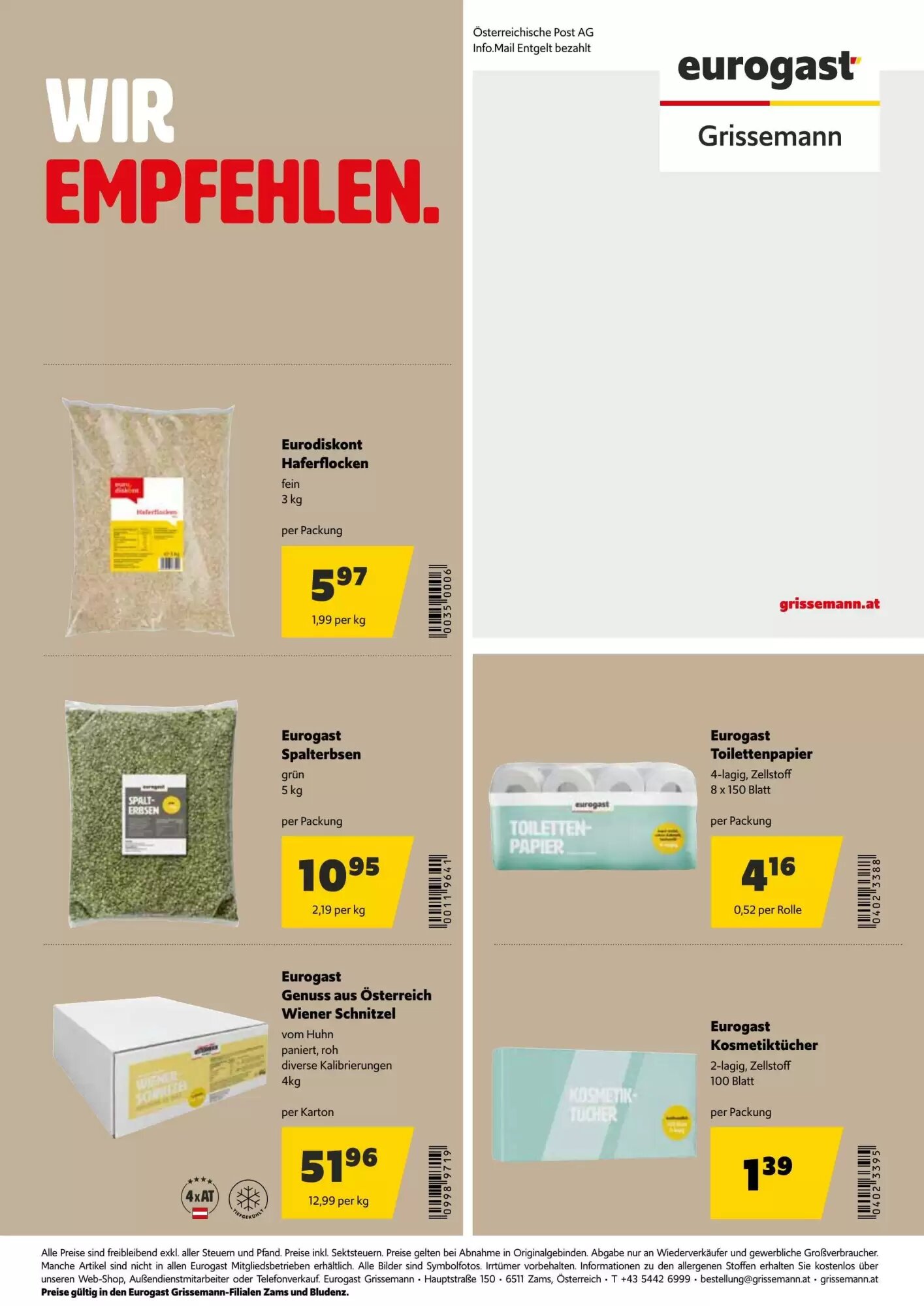 Eurogast Grissemann Flugblatt (ab 10.08.2026) - Angebote und Prospekt - Seite 24