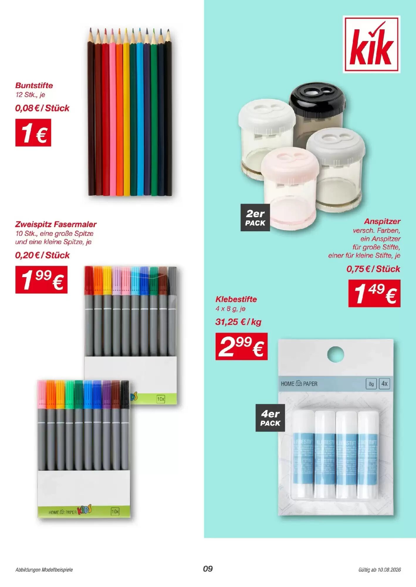 KiK Flugblatt (ab 10.08.2026) - Angebote und Prospekt - Seite 9