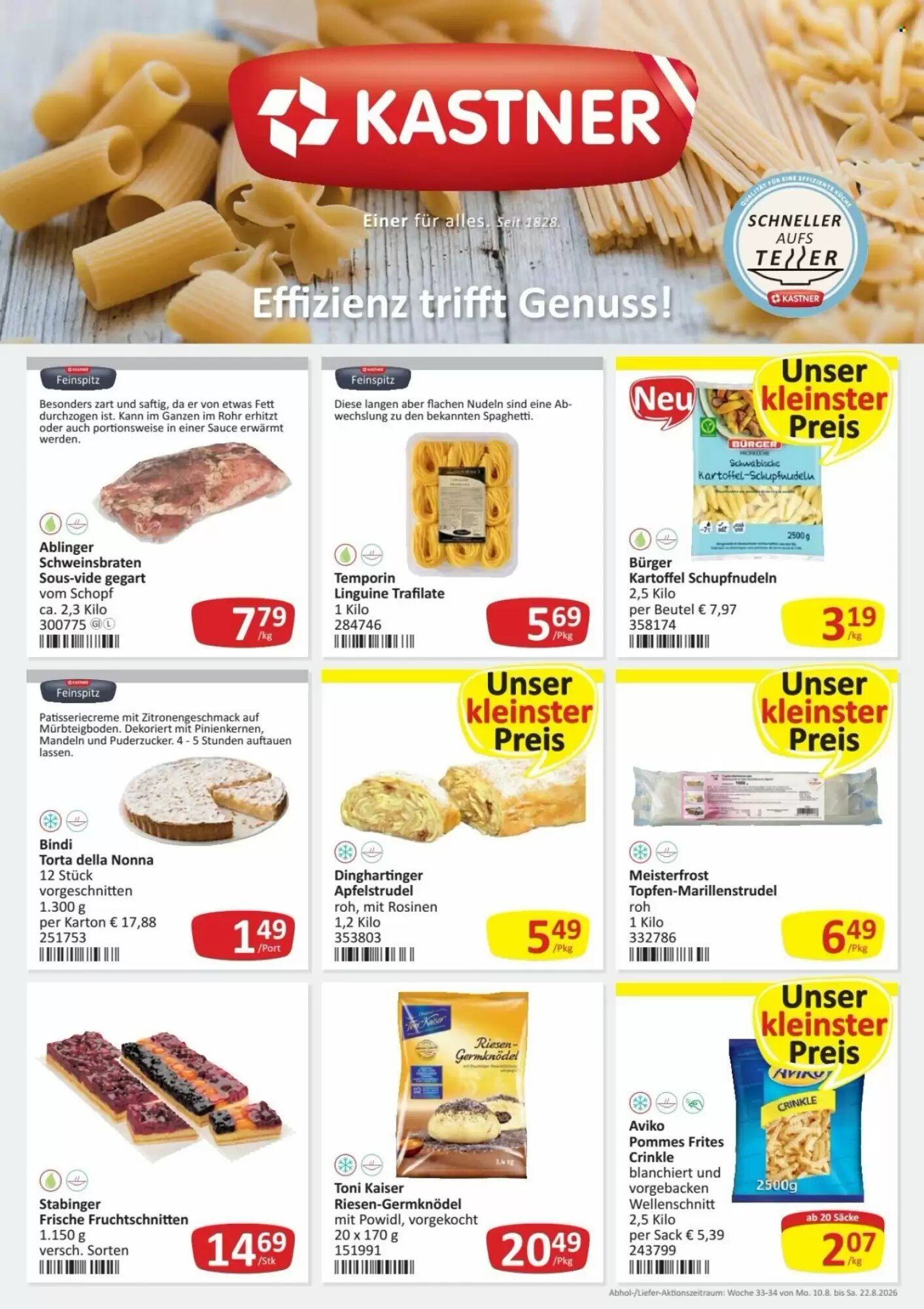 Kastner Flugblatt (ab 10.08.2026) - Angebote und Prospekt - Seite 1