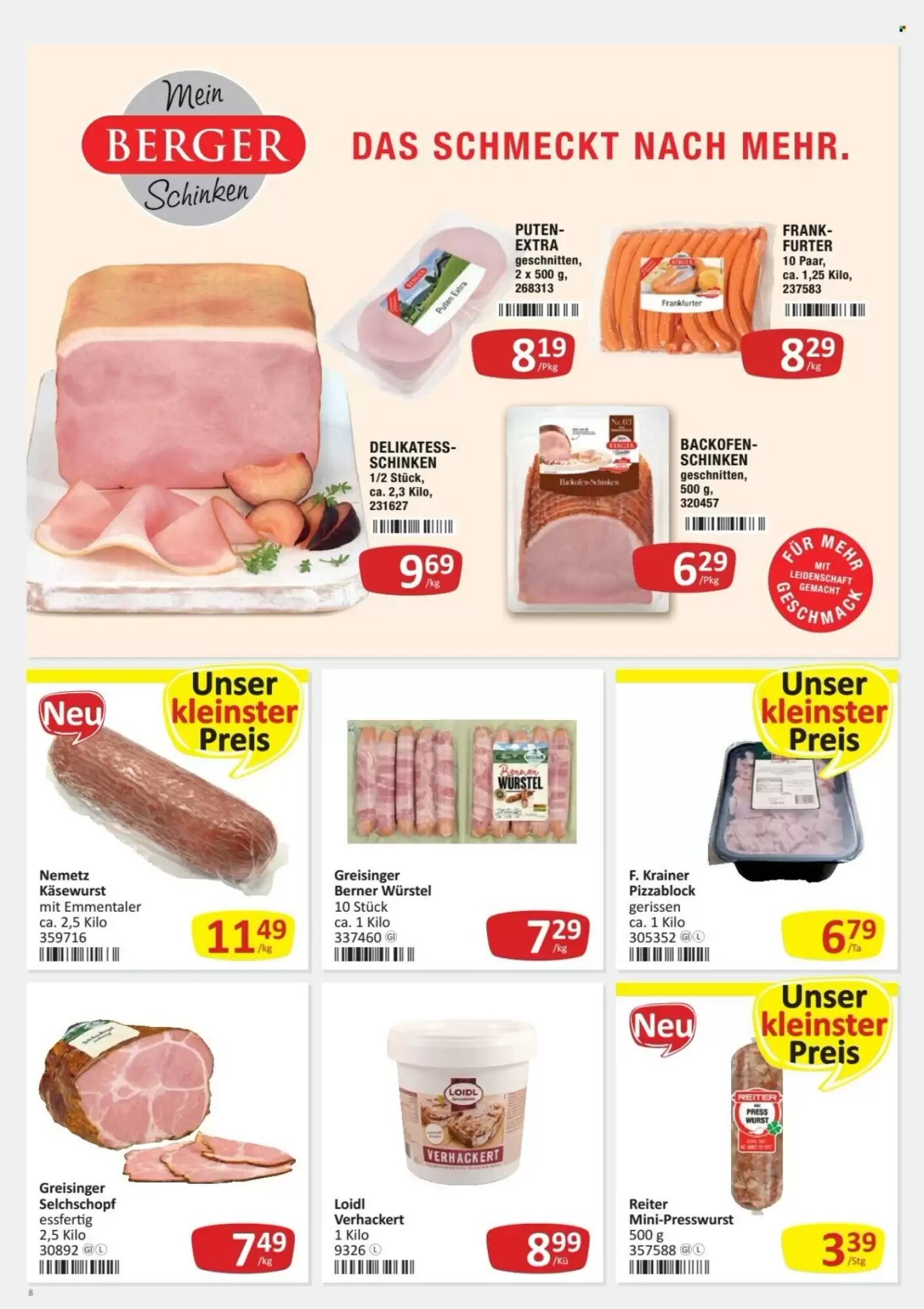Kastner Flugblatt (ab 10.08.2026) - Angebote und Prospekt - Seite 8