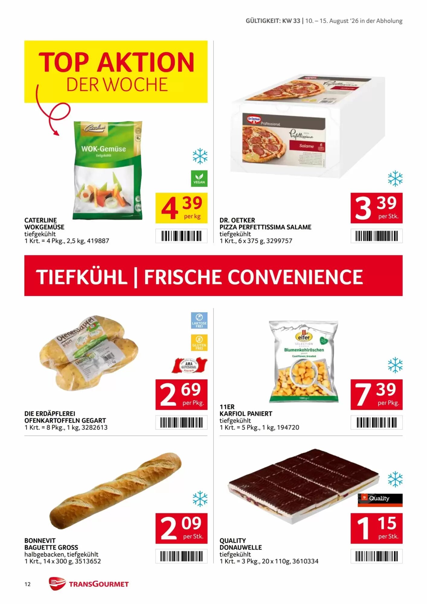 Transgourmet Flugblatt (ab 10.08.2026) - Angebote und Prospekt - Seite 12