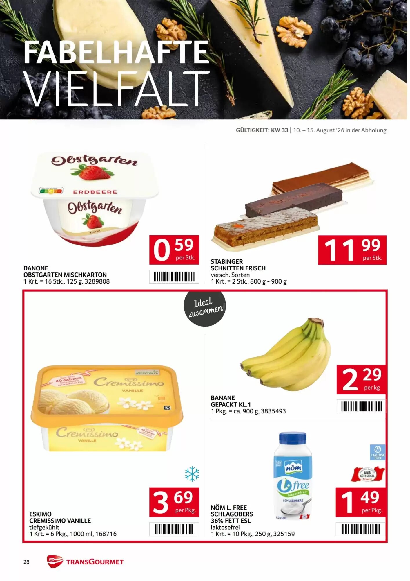 Transgourmet Flugblatt (ab 10.08.2026) - Angebote und Prospekt - Seite 28