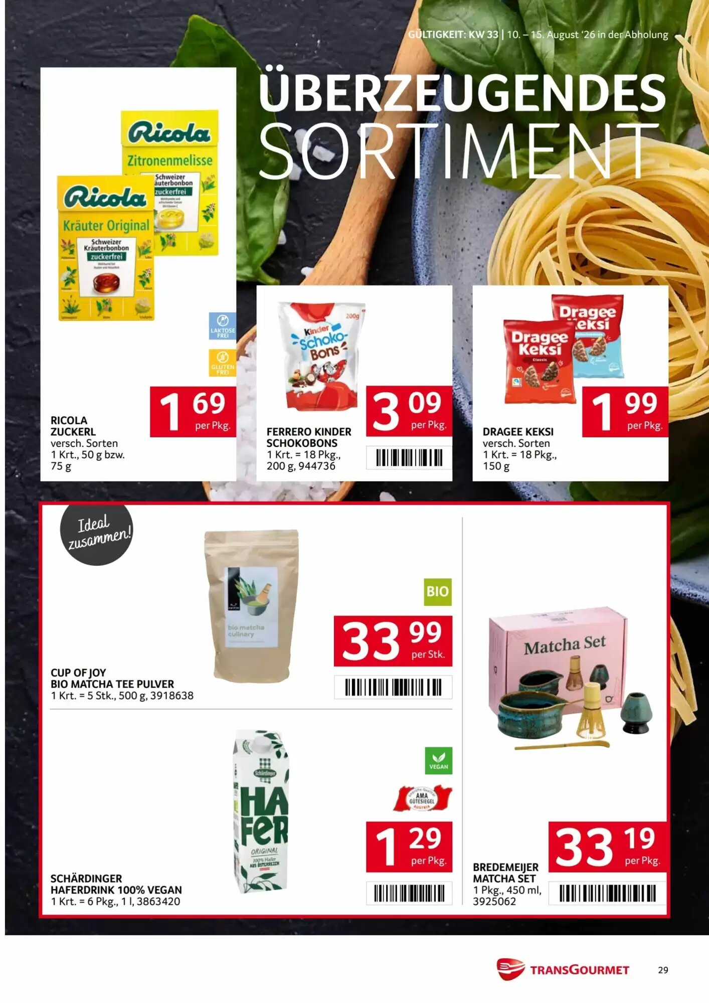 Transgourmet Flugblatt (ab 10.08.2026) - Angebote und Prospekt - Seite 29