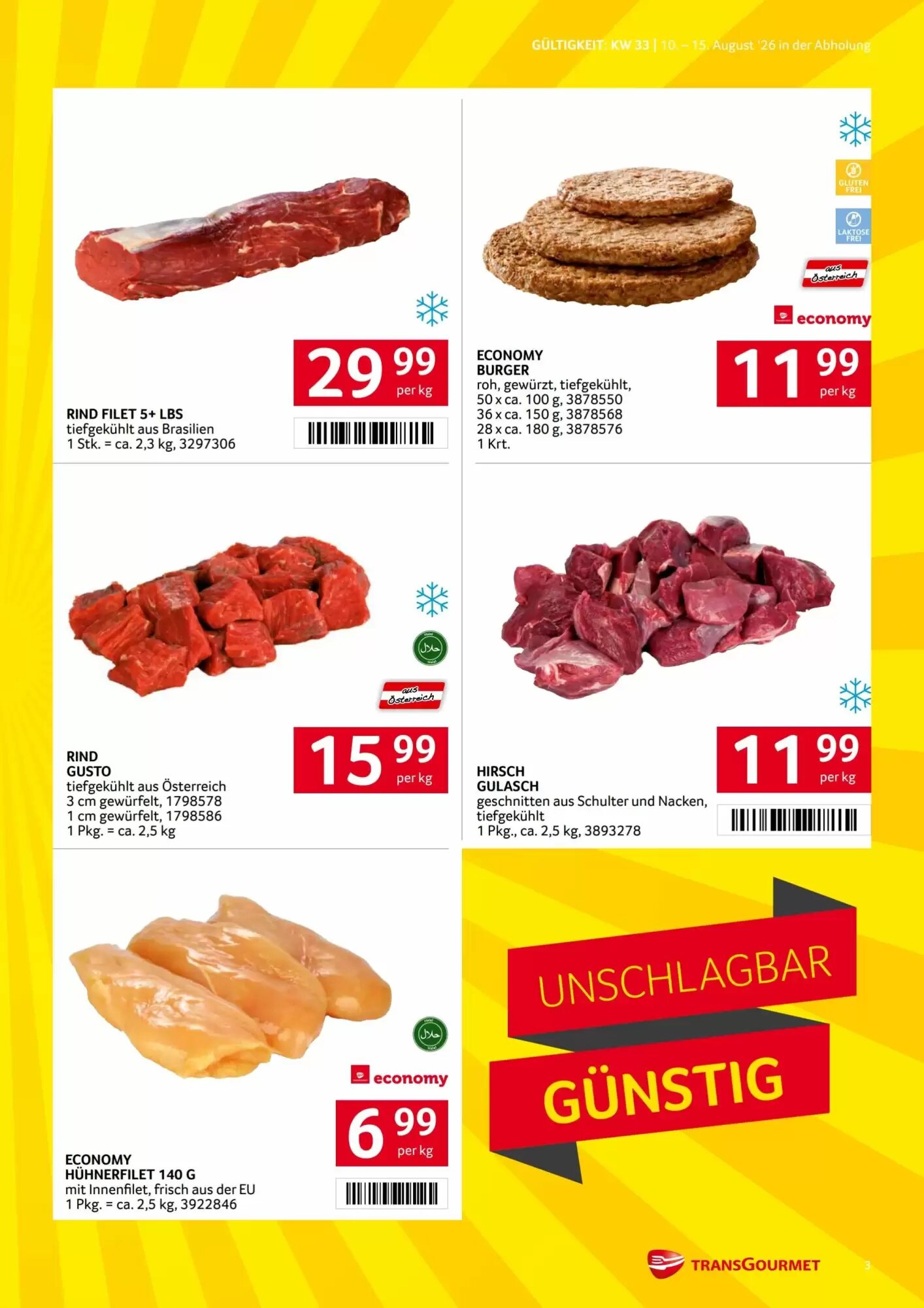 Transgourmet Flugblatt (ab 10.08.2026) - Angebote und Prospekt - Seite 3