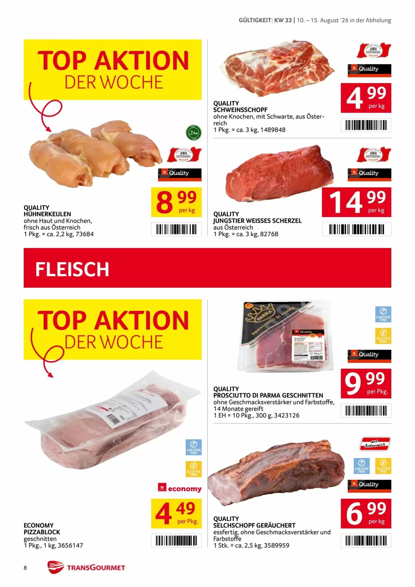 Transgourmet Flugblatt (ab 10.08.2026) - Angebote und Prospekt - Seite 8