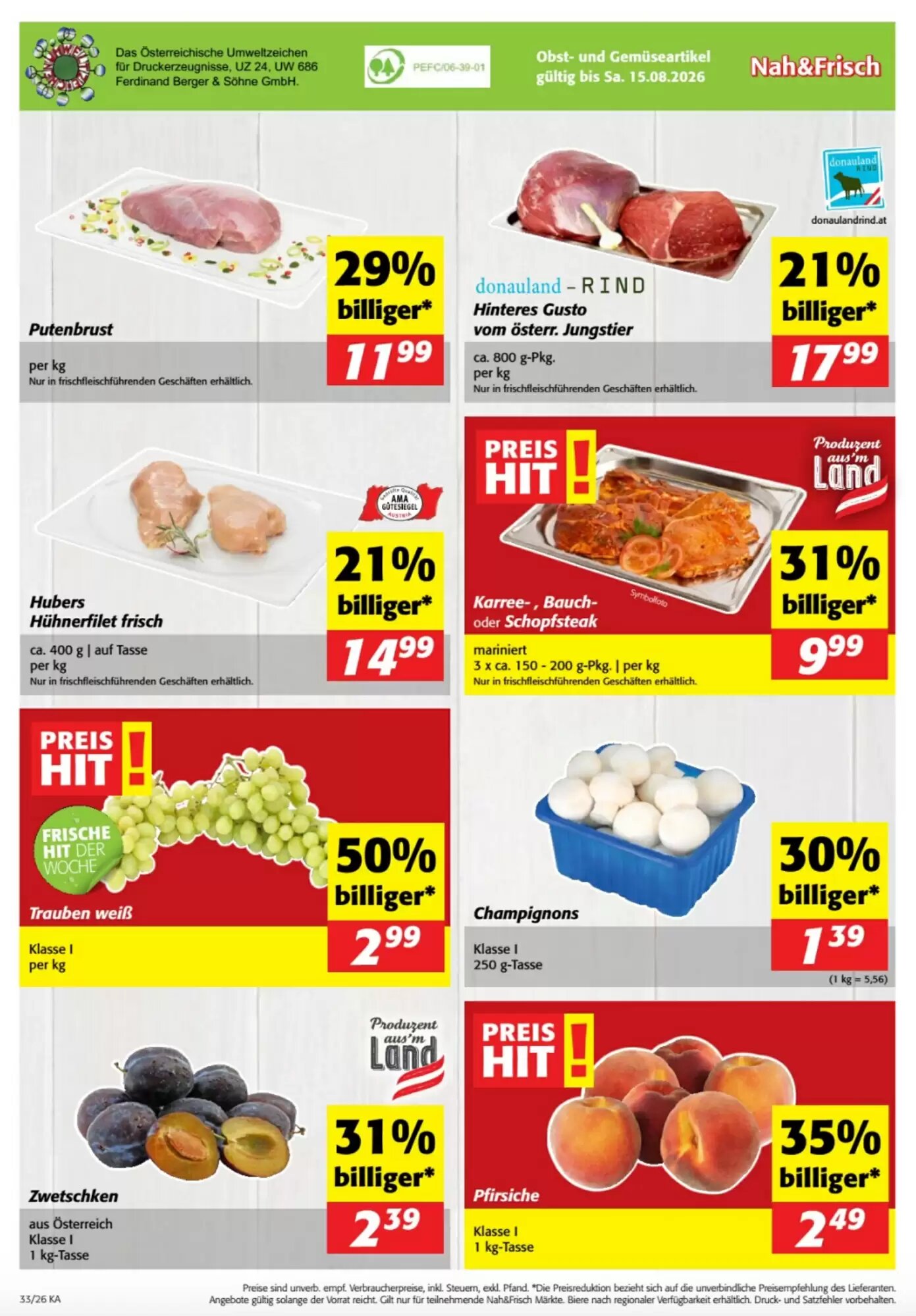 Nah&Frisch Flugblatt (ab 12.08.2026) - Angebote und Prospekt - Seite 12