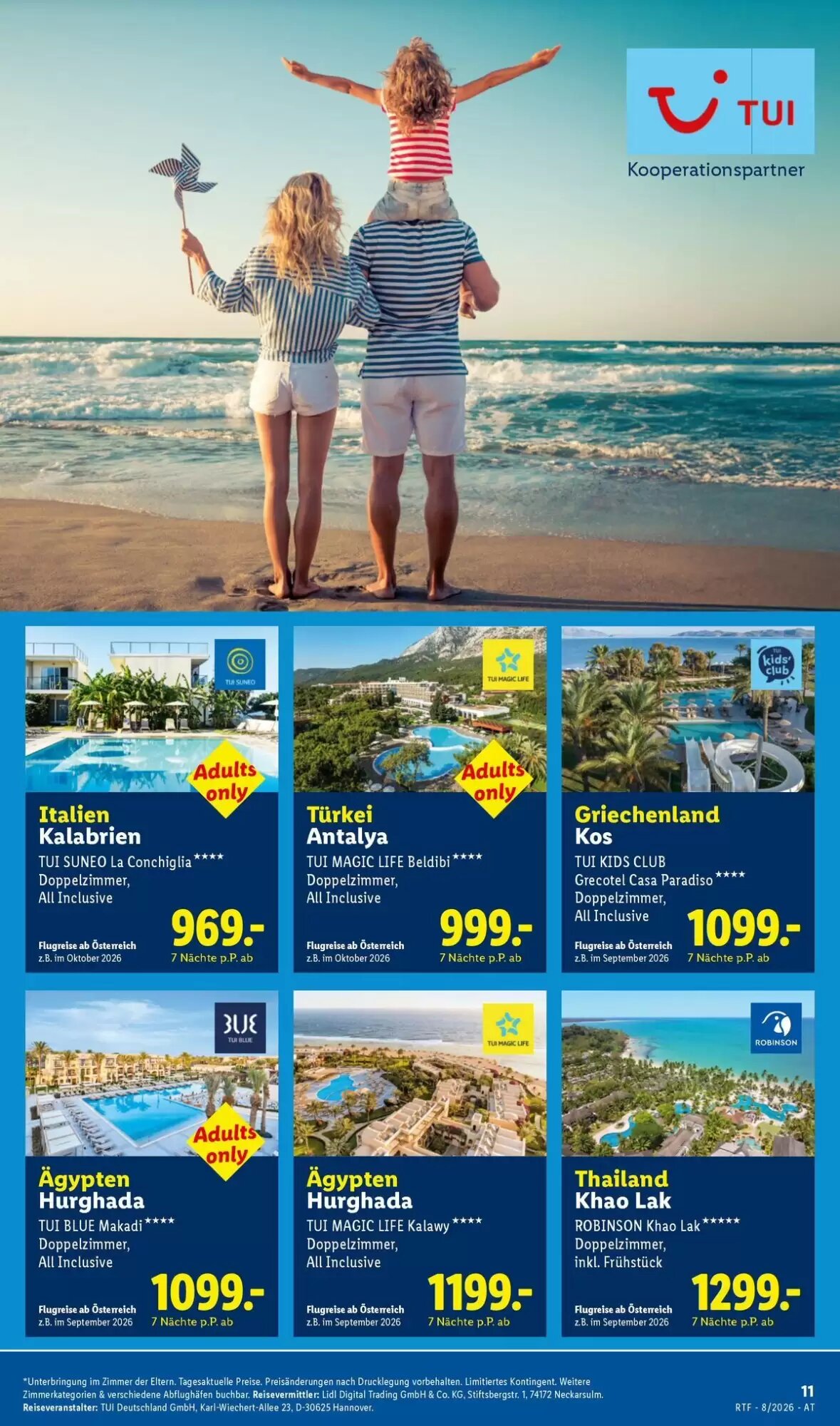 Lidl Reisen Flugblatt (ab 12.08.2026) - Angebote und Prospekt - Seite 11