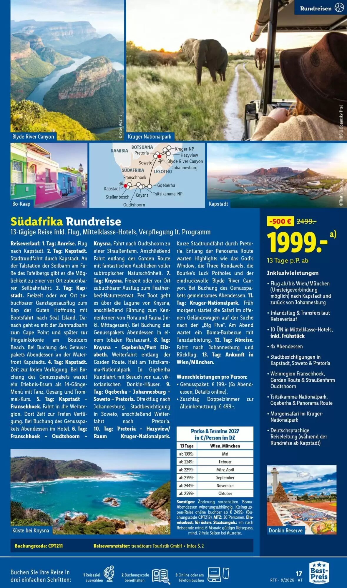 Lidl Reisen Flugblatt (ab 12.08.2026) - Angebote und Prospekt - Seite 17