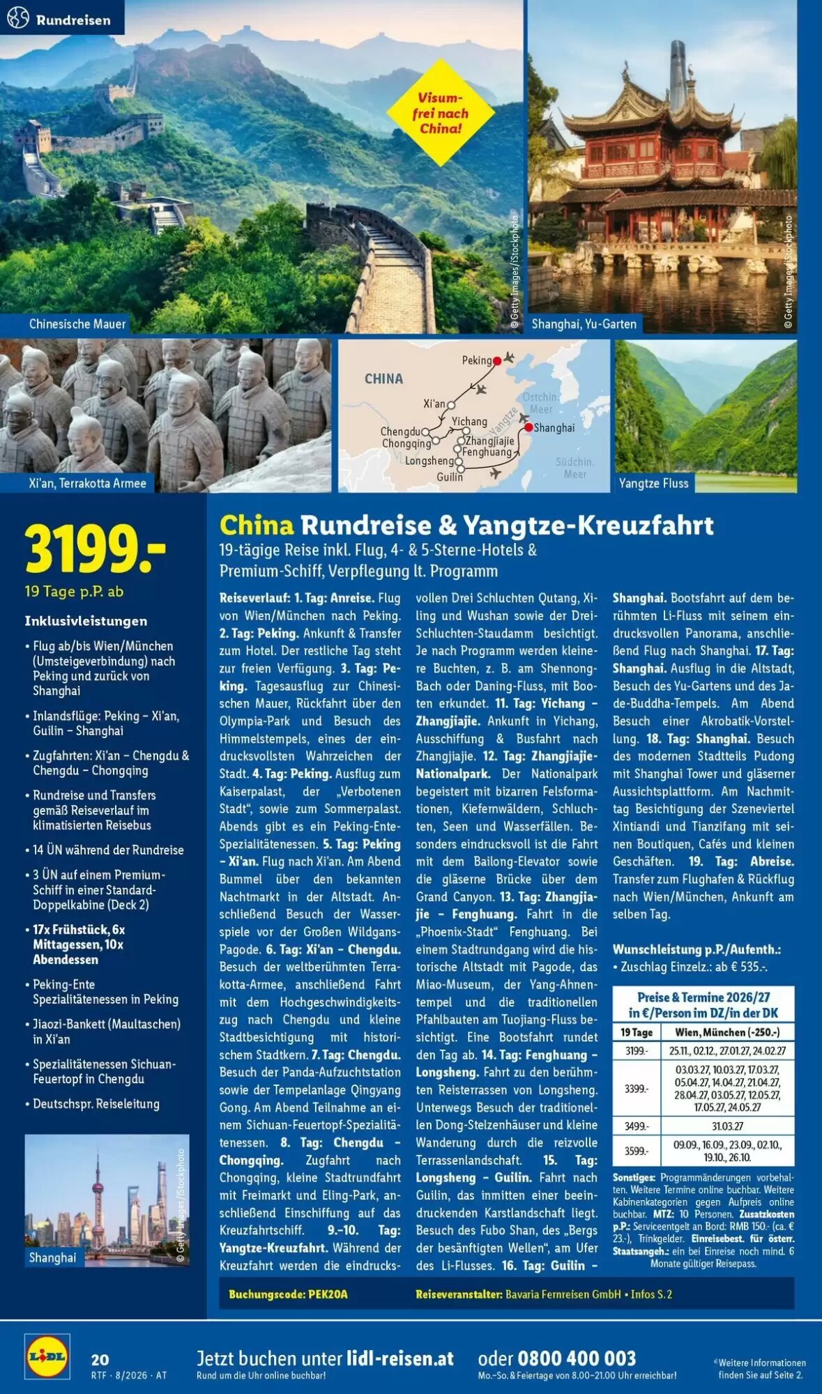Lidl Reisen Flugblatt (ab 12.08.2026) - Angebote und Prospekt - Seite 20