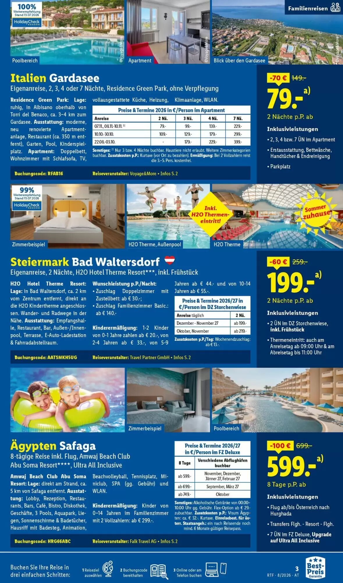 Lidl Reisen Flugblatt (ab 12.08.2026) - Angebote und Prospekt - Seite 3