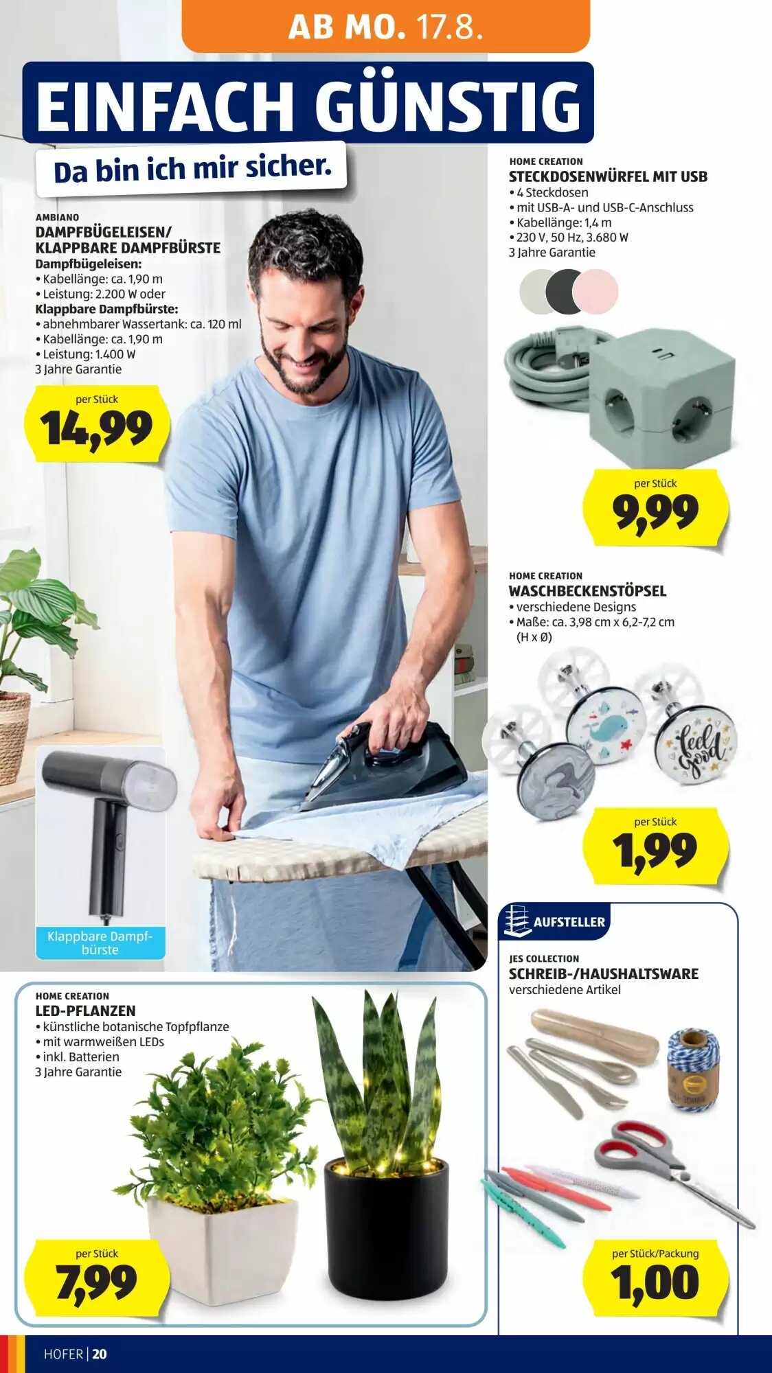 Hofer Flugblatt (ab 12.08.2026) - Angebote und Prospekt - Seite 34