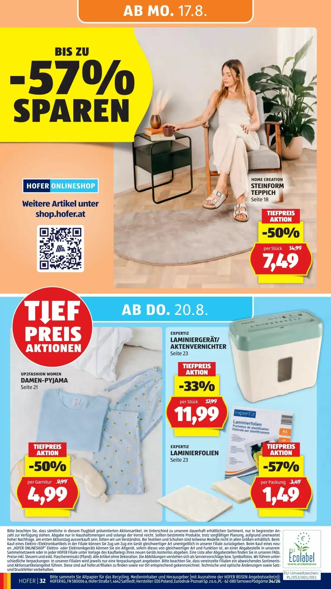 Hofer Flugblatt (ab 12.08.2026) - Angebote und Prospekt - Seite 48