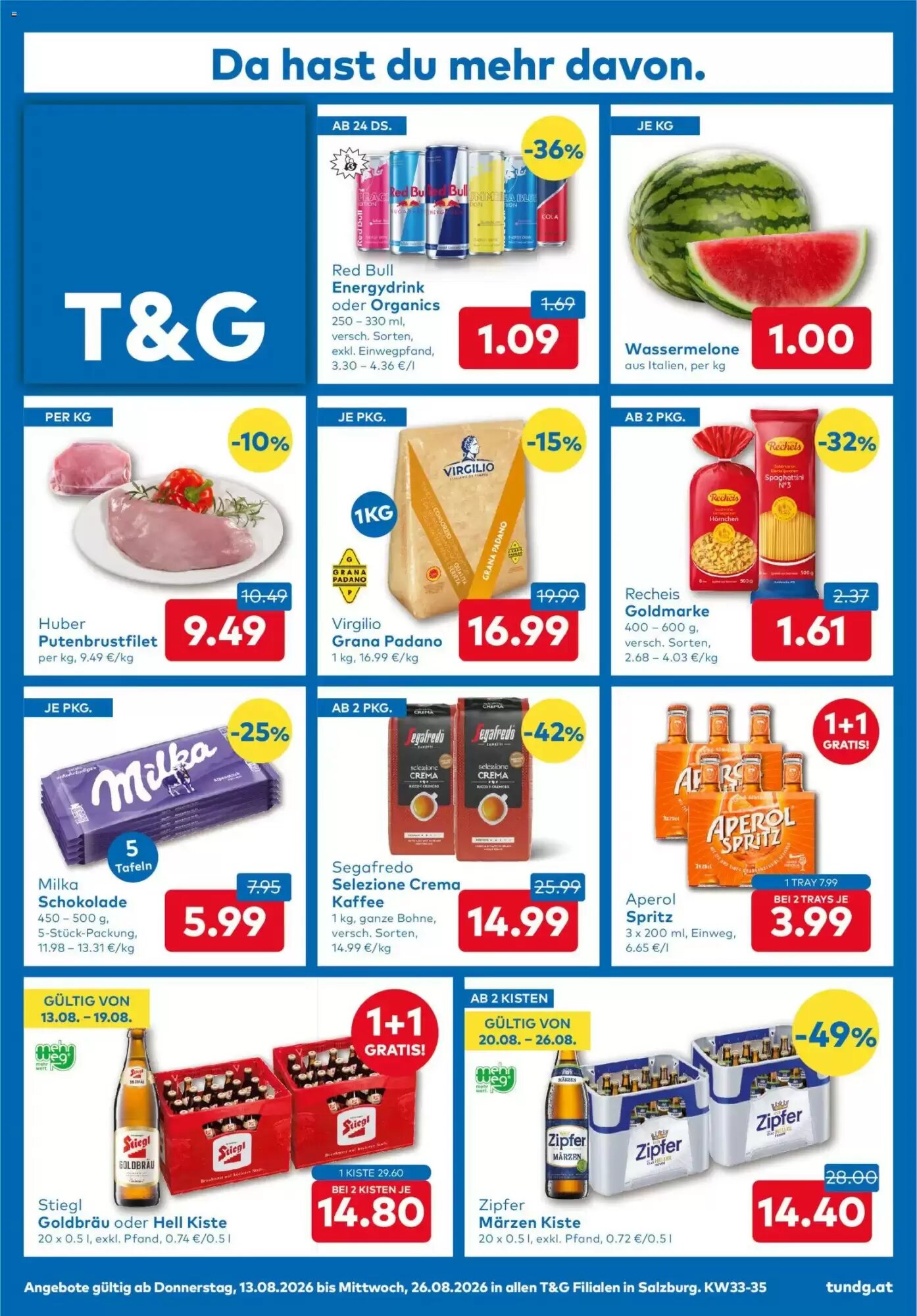 T&G Flugblatt (ab 13.08.2026) - Angebote und Prospekt - Seite 1