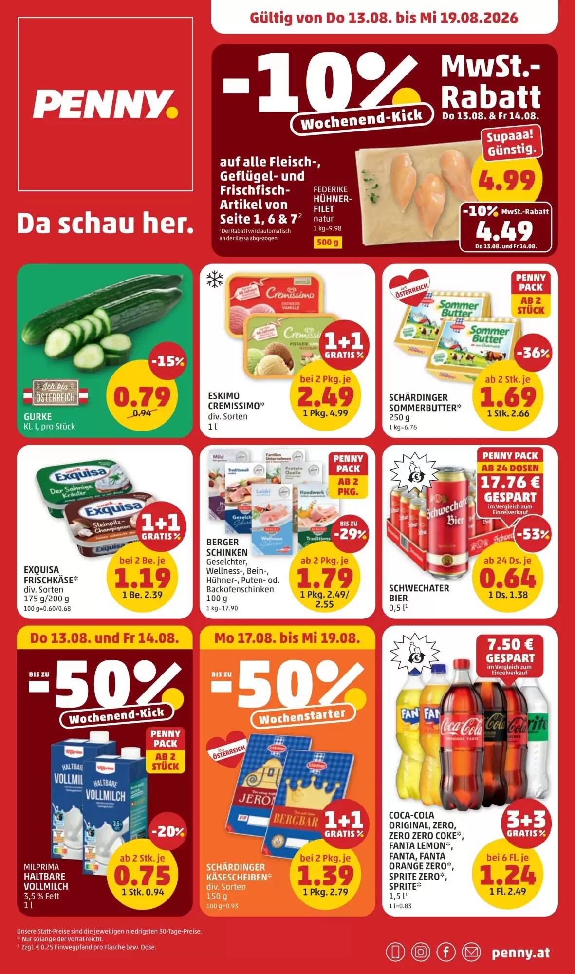 PENNY Flugblatt (ab 13.08.2026) - Angebote und Prospekt - Seite 1
