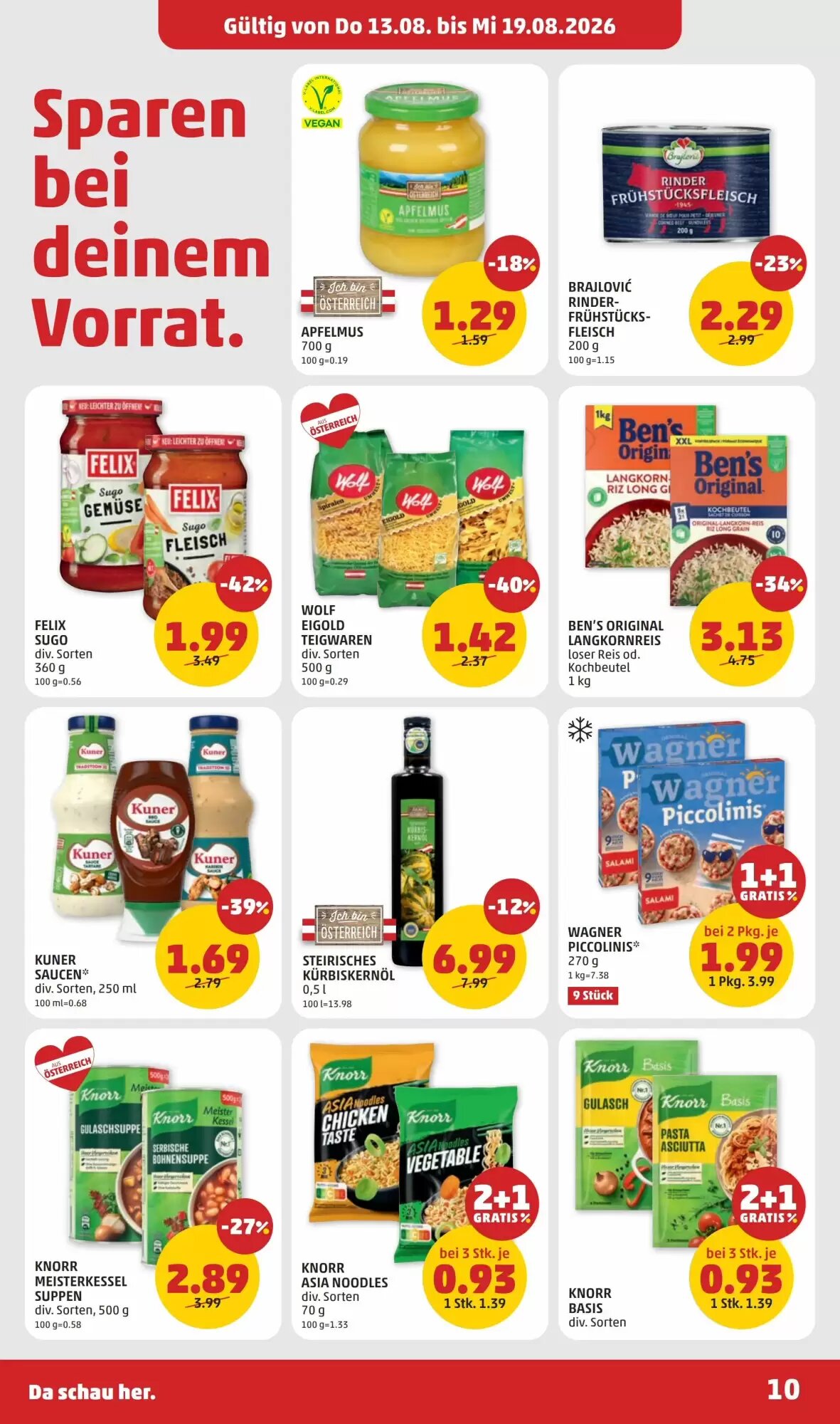 PENNY Flugblatt (ab 13.08.2026) - Angebote und Prospekt - Seite 10
