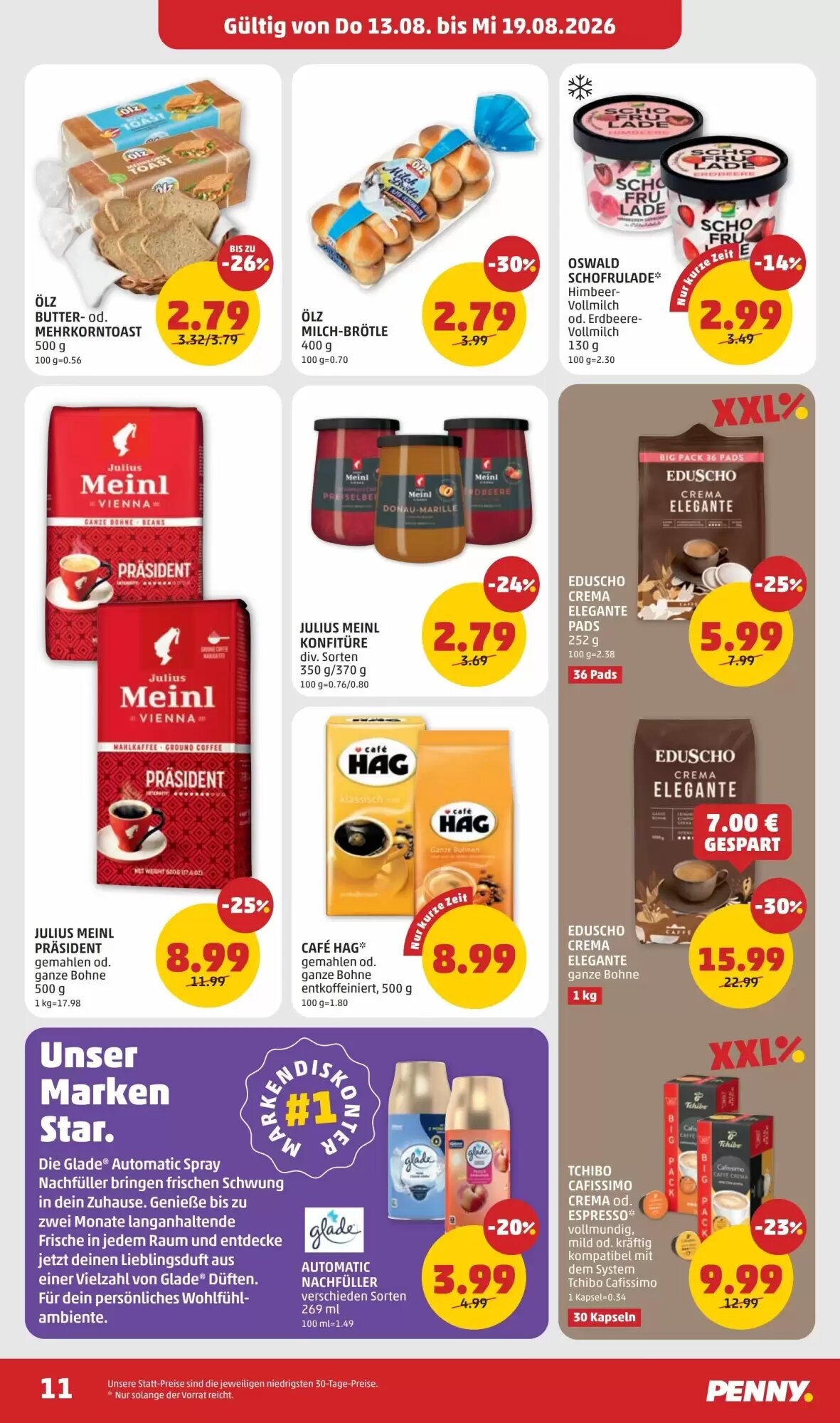 PENNY Flugblatt (ab 13.08.2026) - Angebote und Prospekt - Seite 11