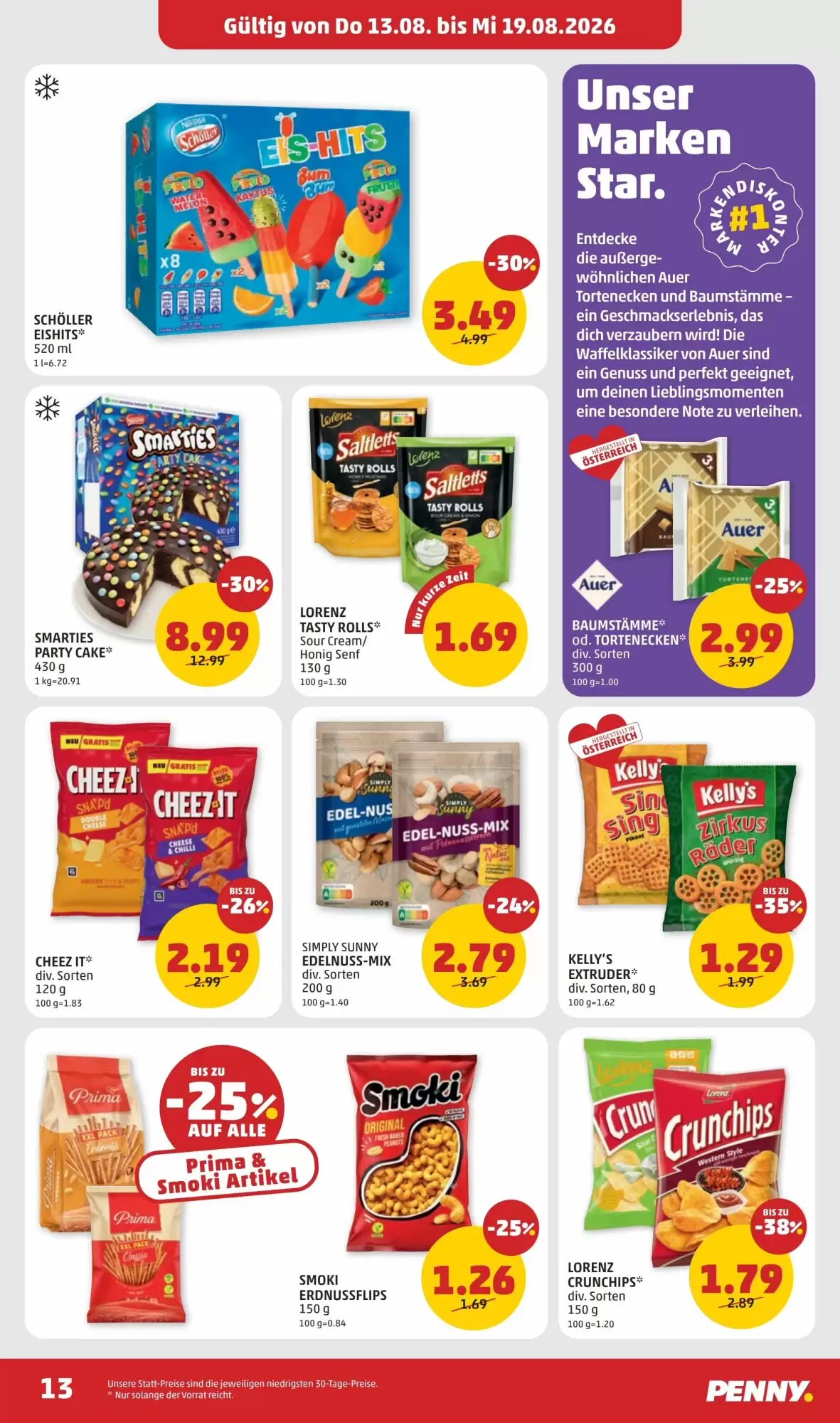 PENNY Flugblatt (ab 13.08.2026) - Angebote und Prospekt - Seite 13
