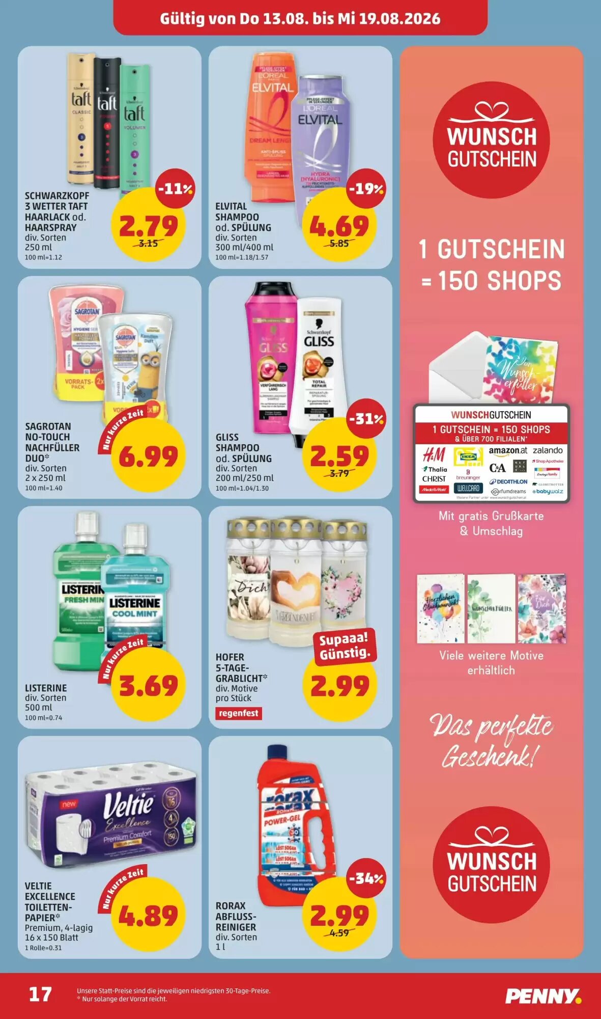 PENNY Flugblatt (ab 13.08.2026) - Angebote und Prospekt - Seite 17