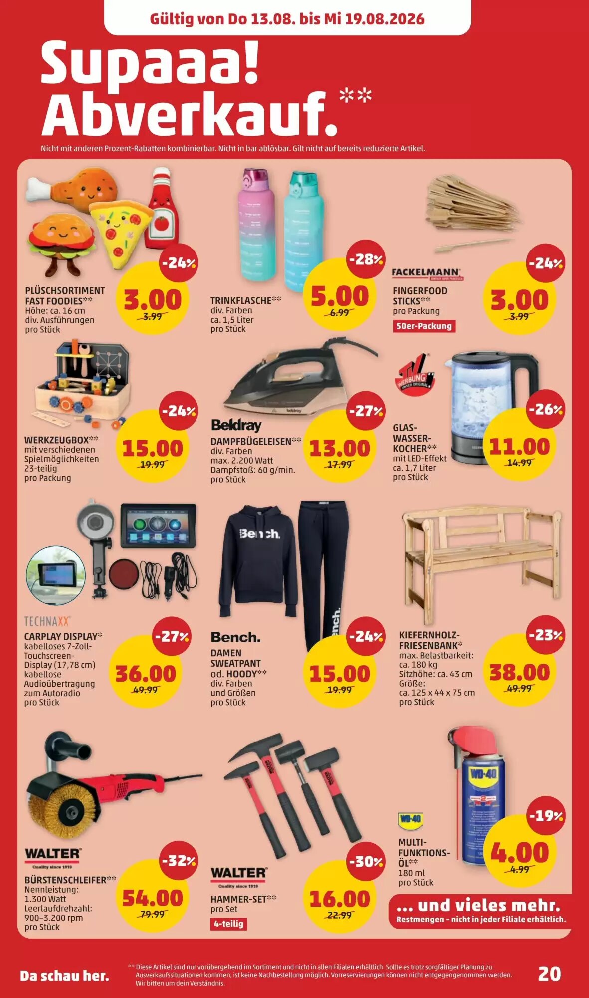 PENNY Flugblatt (ab 13.08.2026) - Angebote und Prospekt - Seite 20