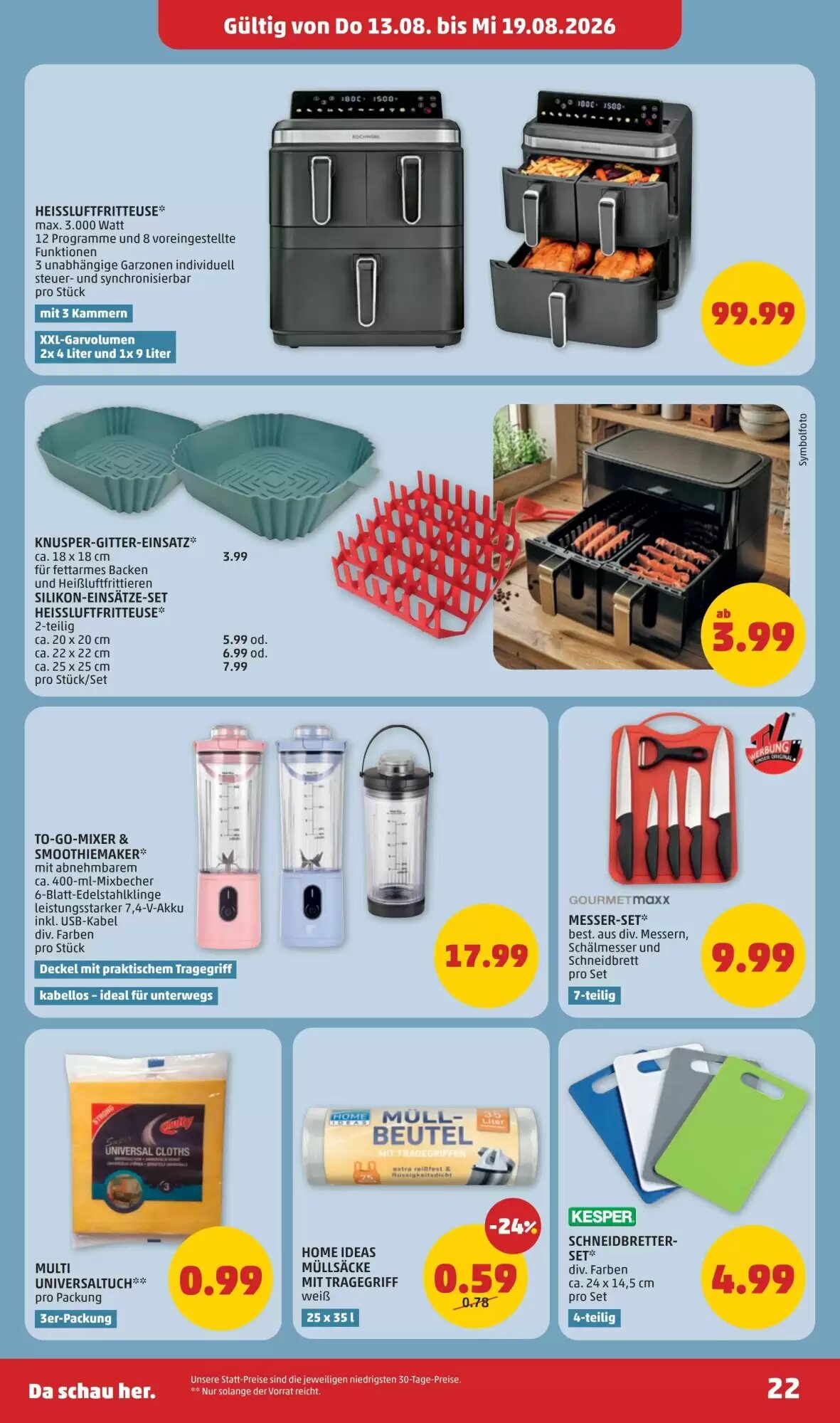 PENNY Flugblatt (ab 13.08.2026) - Angebote und Prospekt - Seite 22