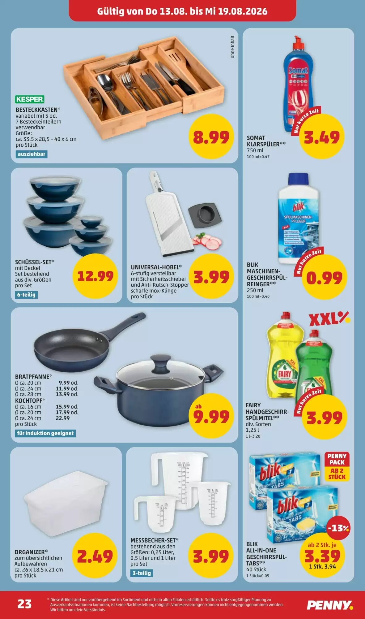 PENNY Flugblatt (ab 13.08.2026) - Angebote und Prospekt - Seite 23