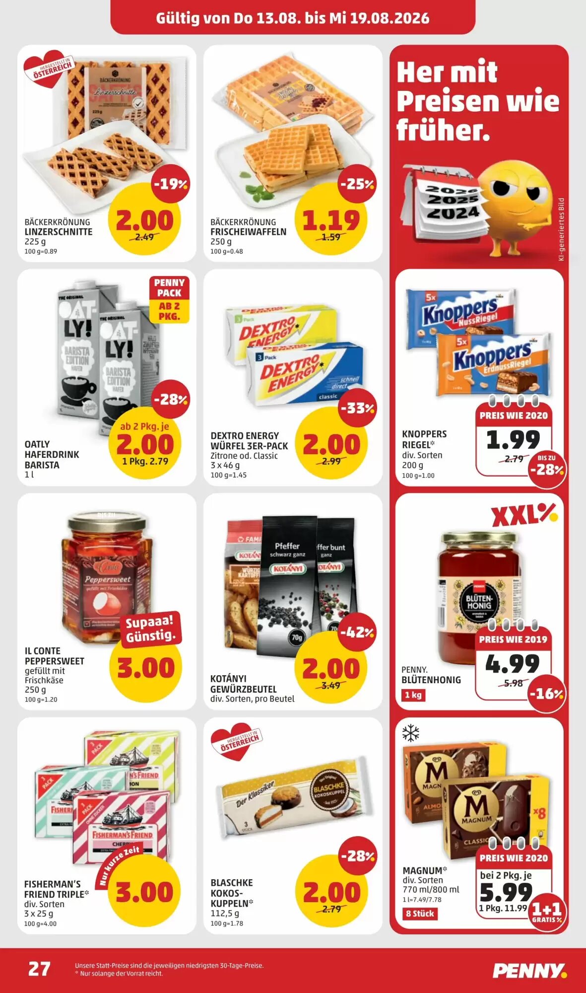 PENNY Flugblatt (ab 13.08.2026) - Angebote und Prospekt - Seite 27