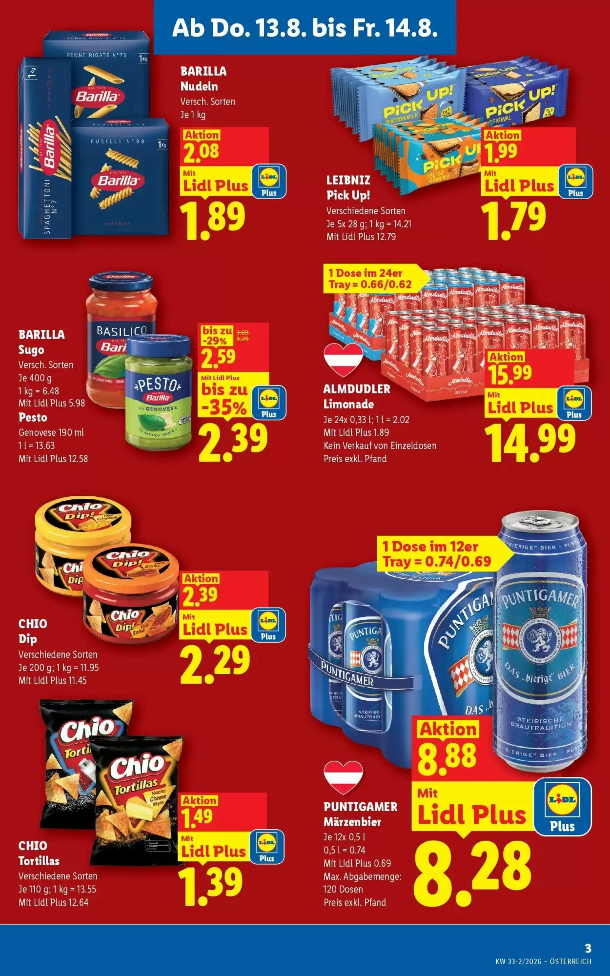 Lidl Flugblatt (ab 13.08.2026) - Angebote und Prospekt - Seite 3