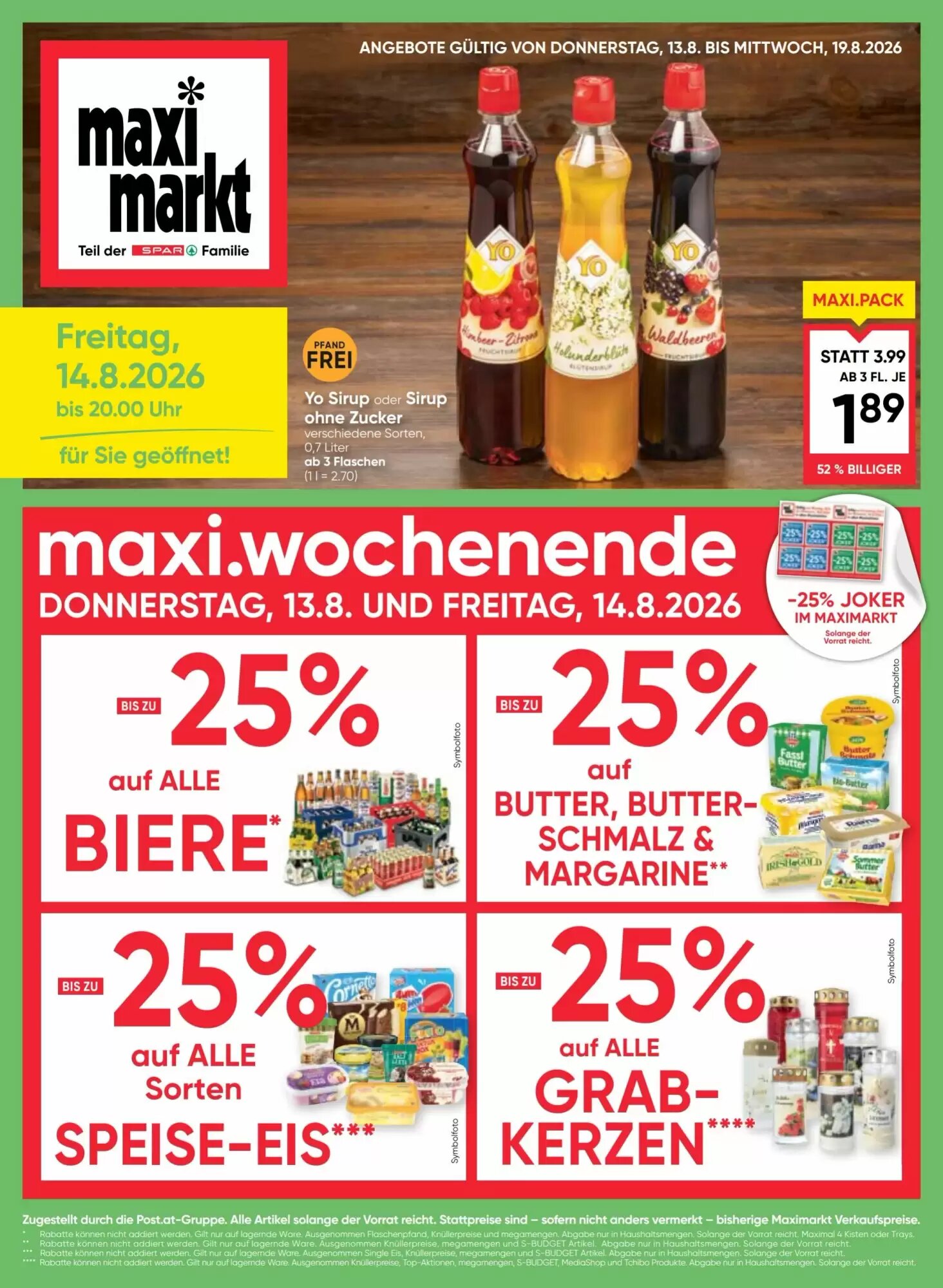 Maximarkt Flugblatt (ab 13.08.2026) - Angebote und Prospekt - Seite 1