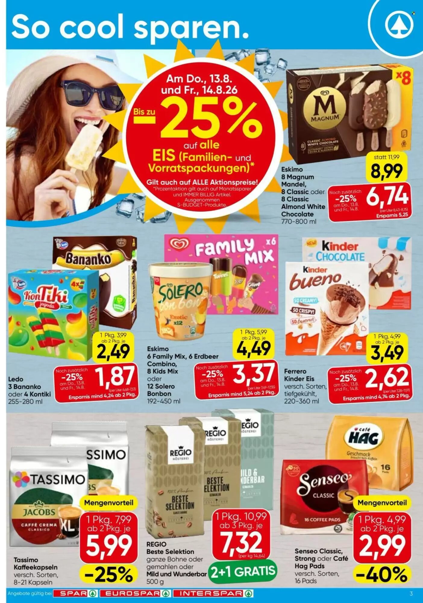 Eurospar Flugblatt (ab 13.08.2026) - Angebote und Prospekt - Seite 3
