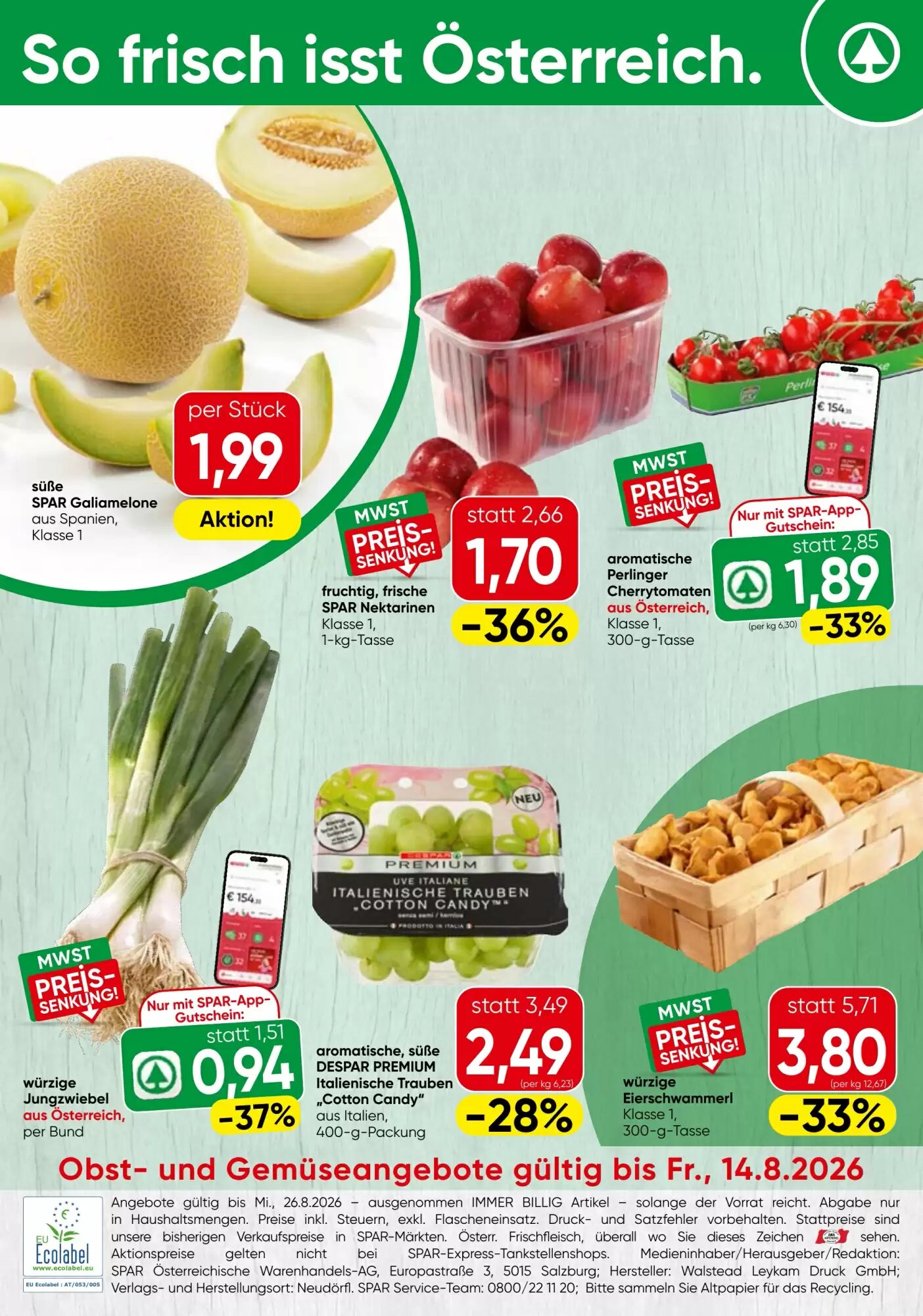 Strasser Markt Flugblatt (ab 13.08.2026) - Angebote und Prospekt - Seite 20