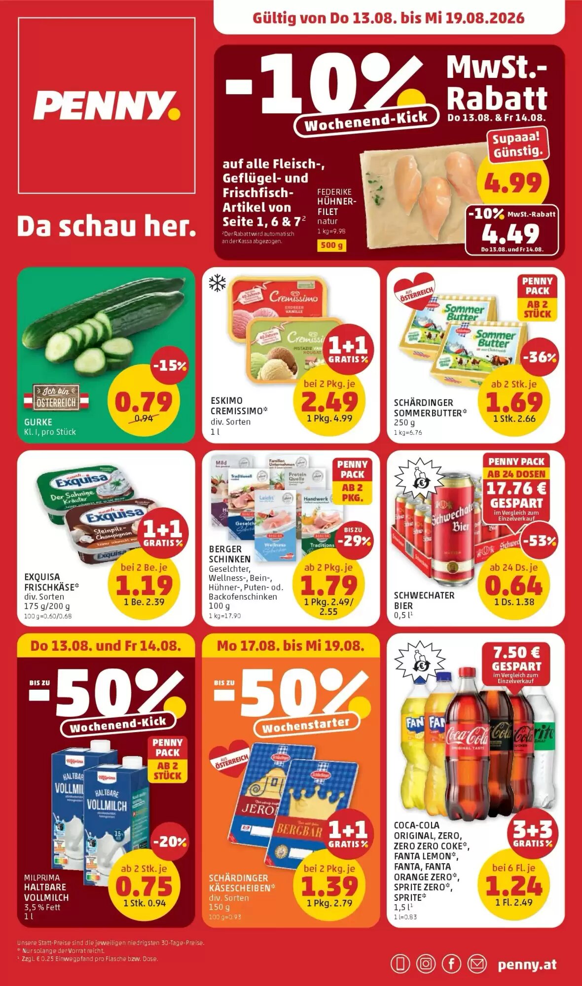 PENNY Flugblatt (ab 13.08.2026) - Angebote und Prospekt - Seite 1