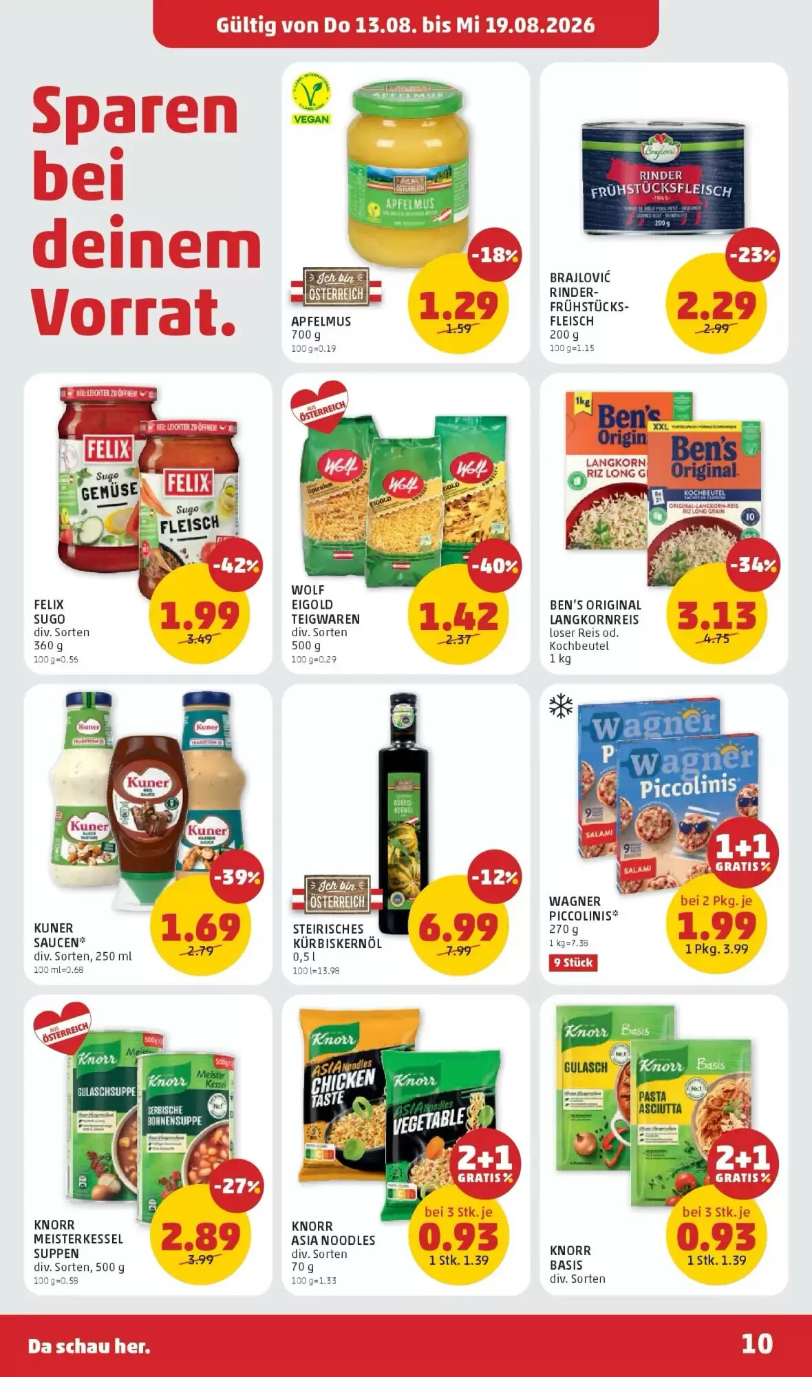 PENNY Flugblatt (ab 13.08.2026) - Angebote und Prospekt - Seite 10