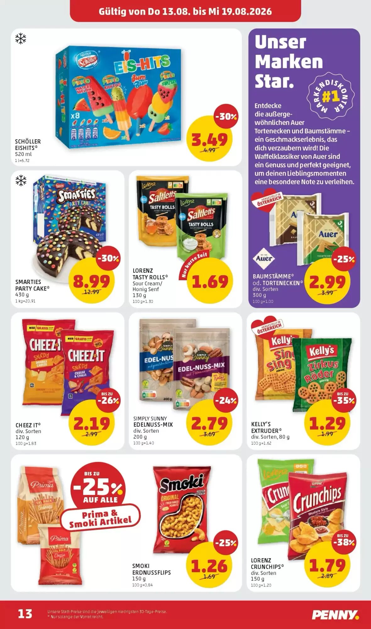 PENNY Flugblatt (ab 13.08.2026) - Angebote und Prospekt - Seite 13