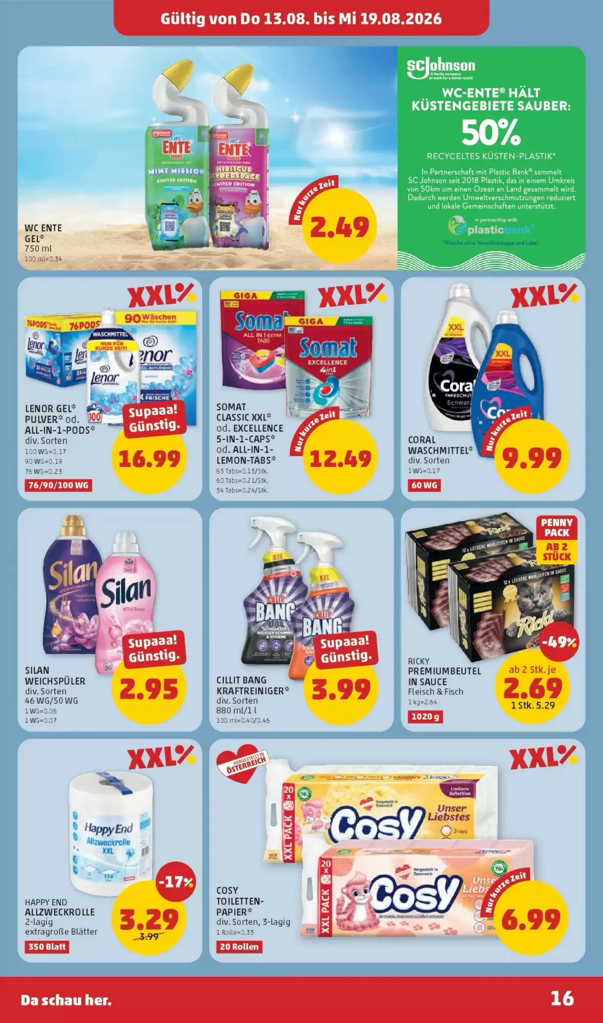 PENNY Flugblatt (ab 13.08.2026) - Angebote und Prospekt - Seite 16