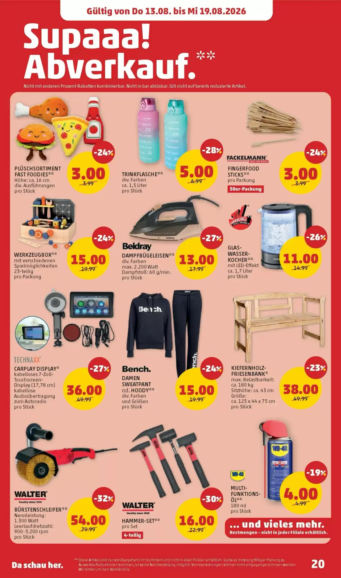 PENNY Flugblatt (ab 13.08.2026) - Angebote und Prospekt - Seite 20