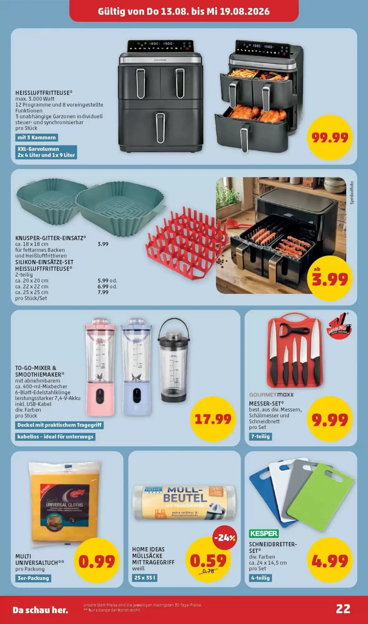 PENNY Flugblatt (ab 13.08.2026) - Angebote und Prospekt - Seite 22