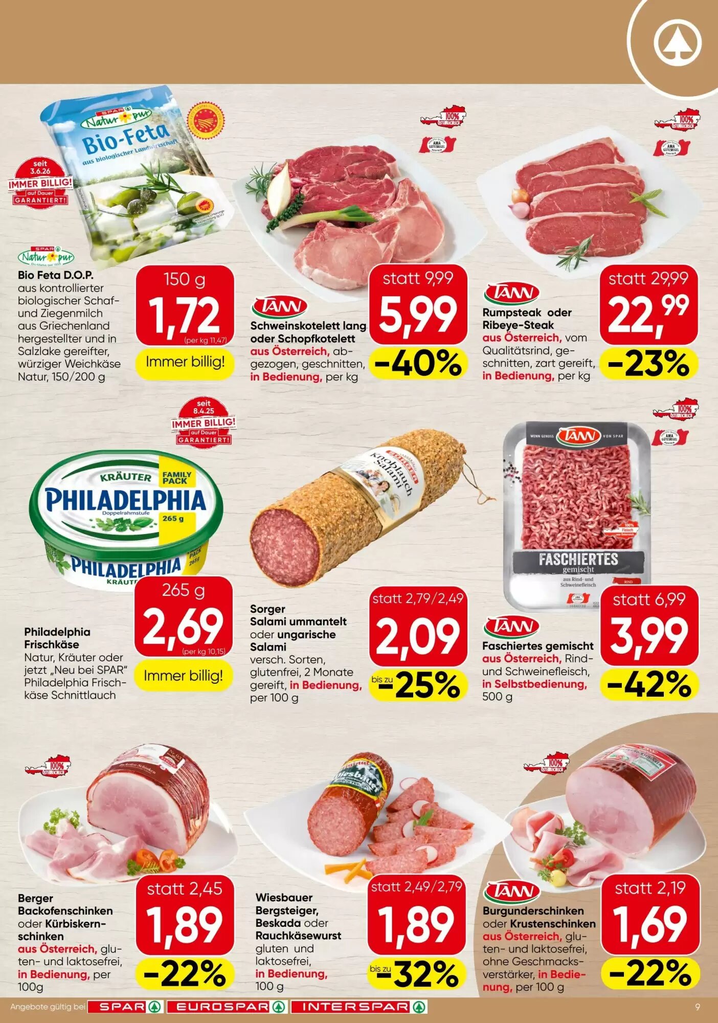 Spar Flugblatt (ab 13.08.2026) - Angebote und Prospekt - Seite 9