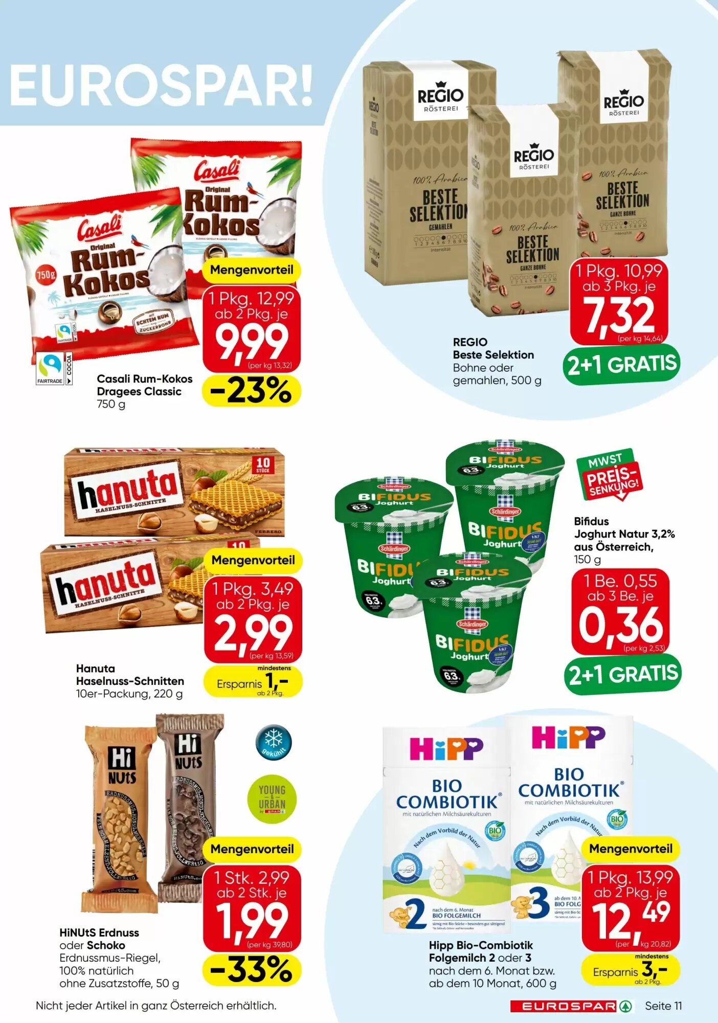 Eurospar Flugblatt (ab 13.08.2026) - Angebote und Prospekt - Seite 11