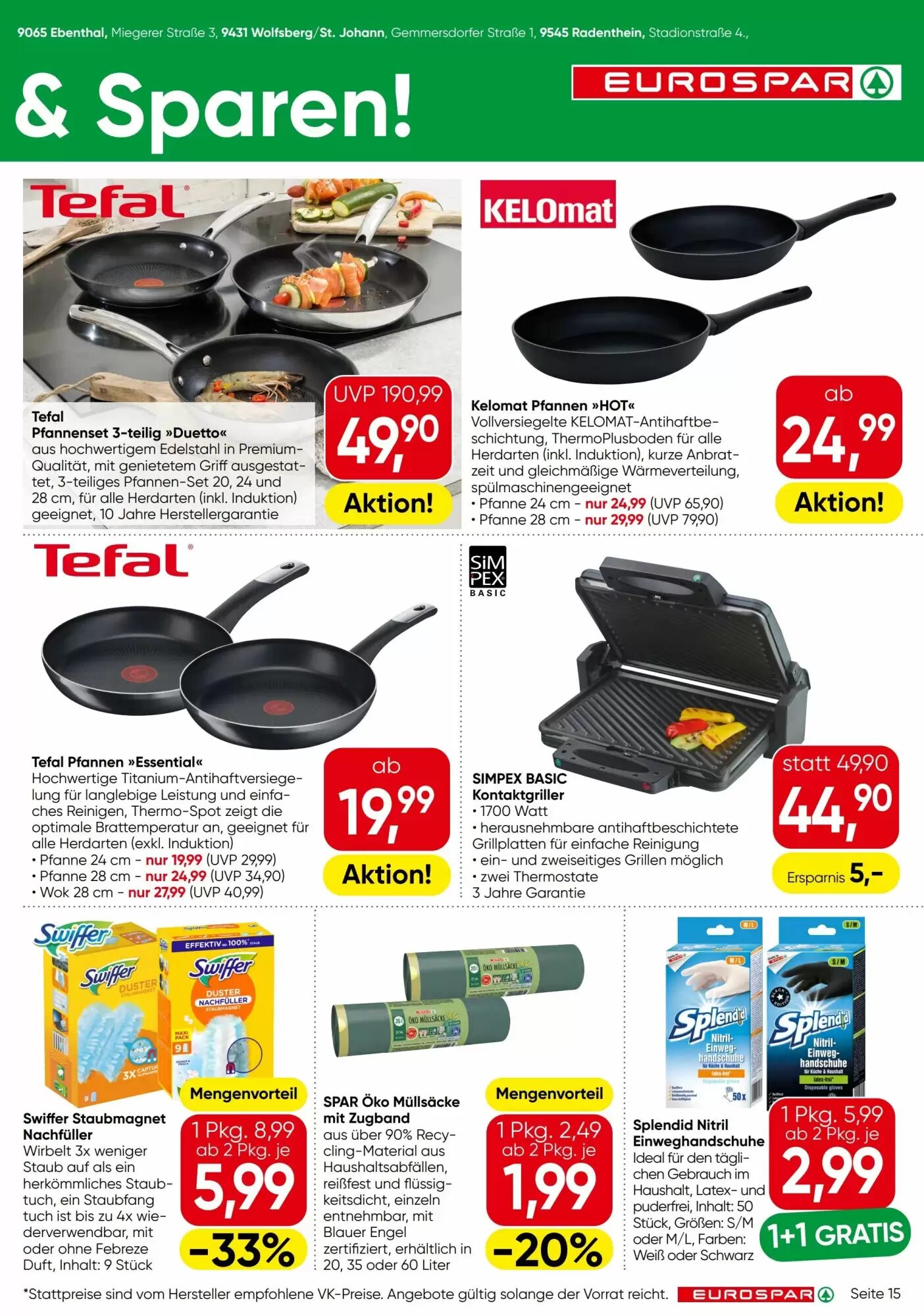 Eurospar Flugblatt (ab 13.08.2026) - Angebote und Prospekt - Seite 15