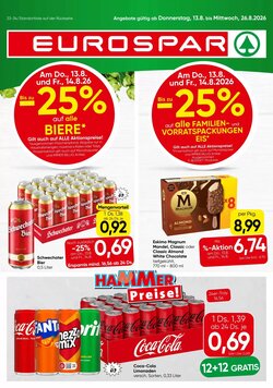 Eurospar Flugblatt (ab 13.08.2026) - Angebote und Prospekt