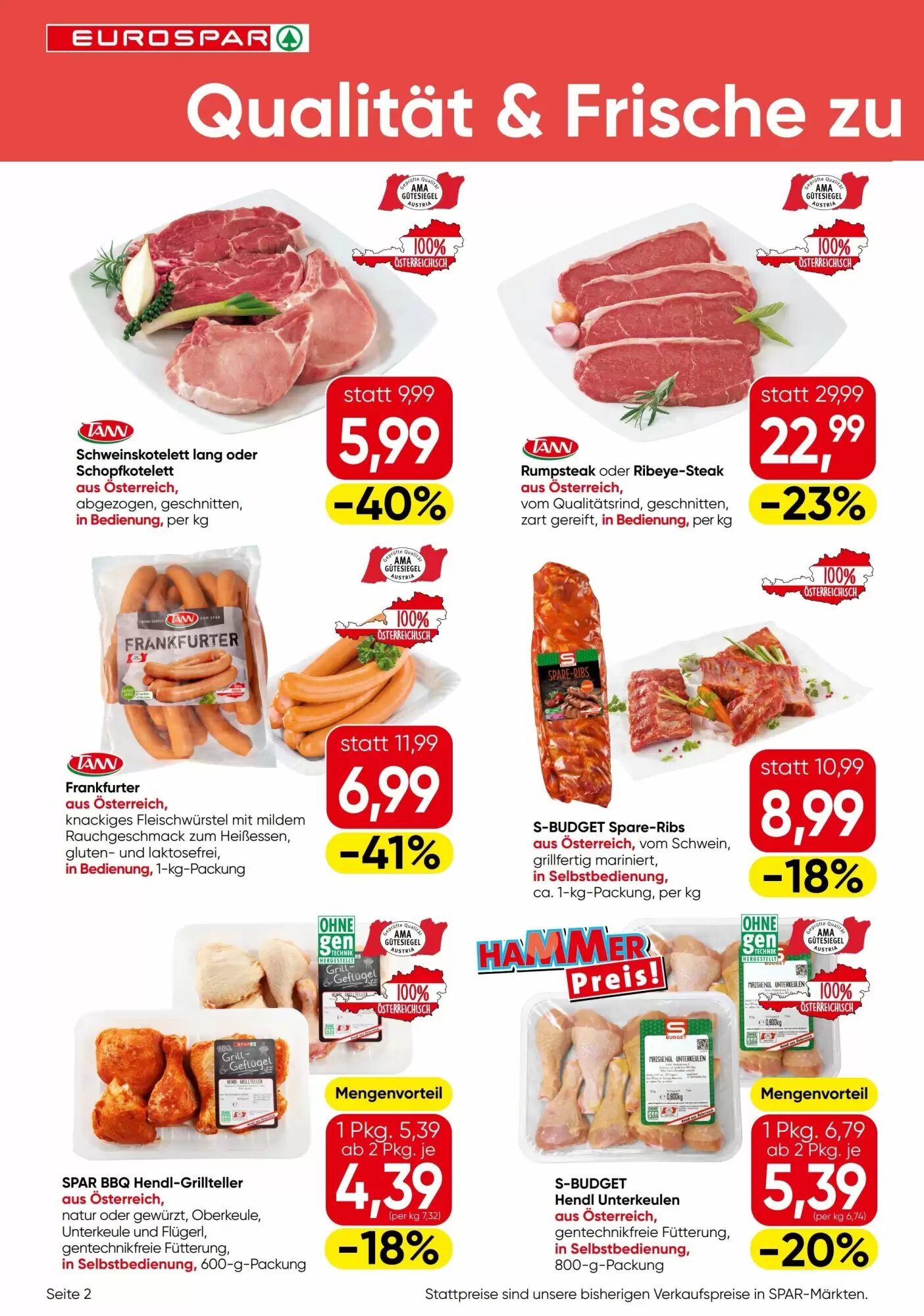 Eurospar Flugblatt (ab 13.08.2026) - Angebote und Prospekt - Seite 2
