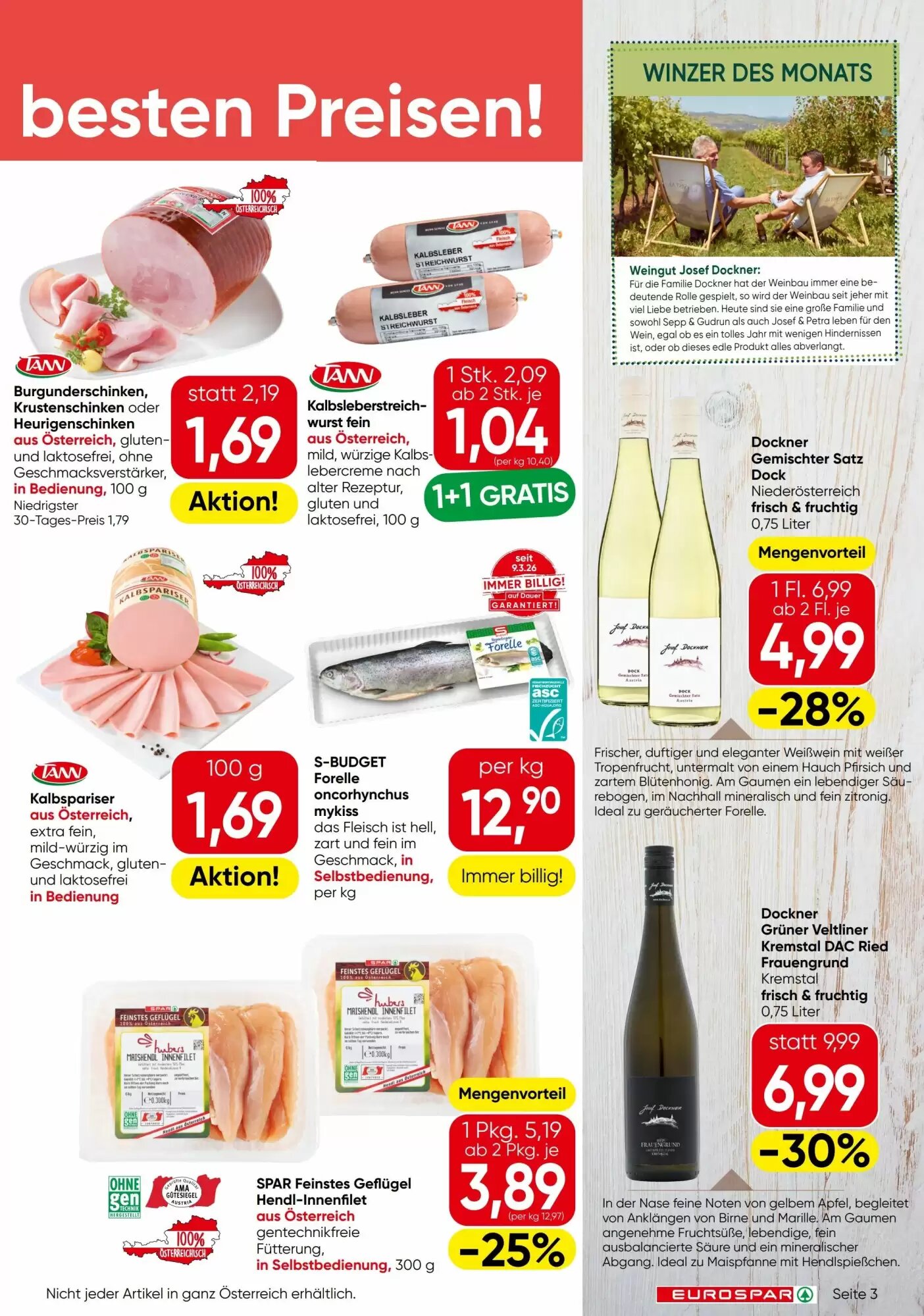 Eurospar Flugblatt (ab 13.08.2026) - Angebote und Prospekt - Seite 3