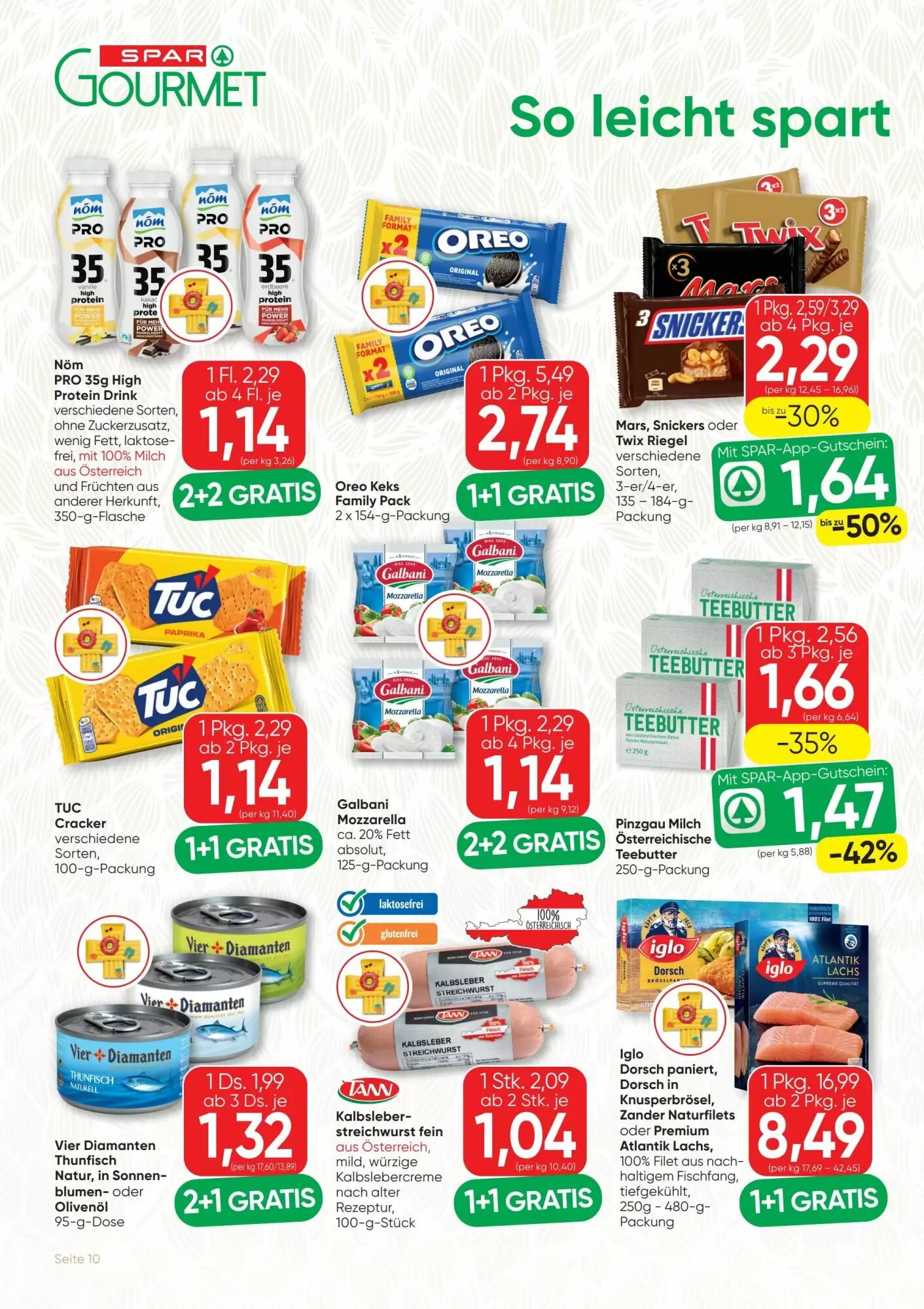 SPAR Gourmet Flugblatt (ab 13.08.2026) - Angebote und Prospekt - Seite 10