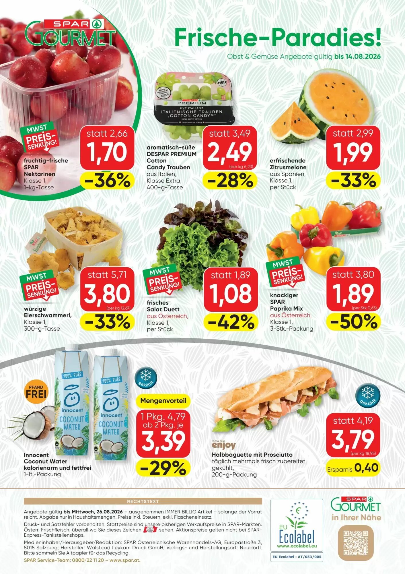 SPAR Gourmet Flugblatt (ab 13.08.2026) - Angebote und Prospekt - Seite 12