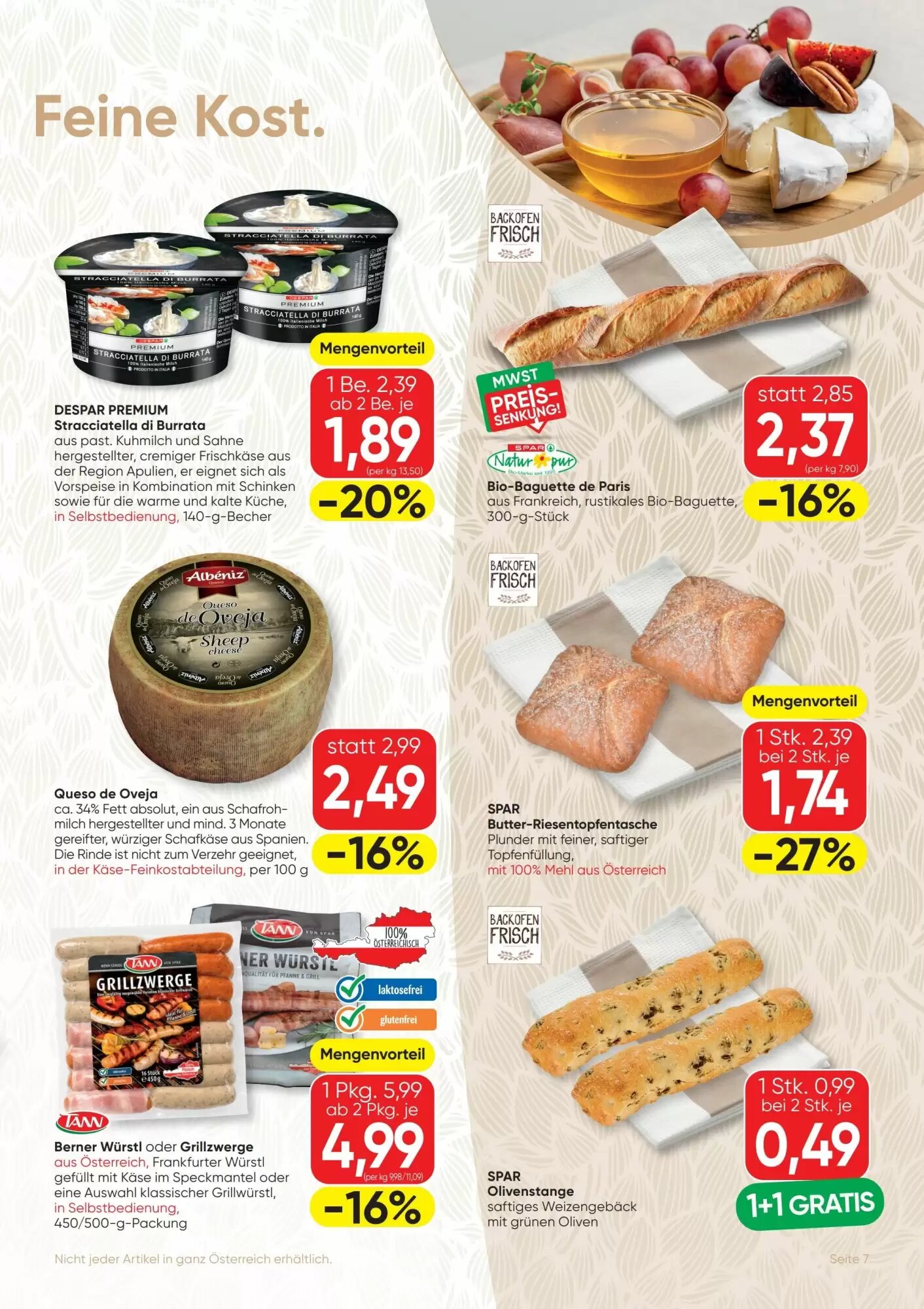 SPAR Gourmet Flugblatt (ab 13.08.2026) - Angebote und Prospekt - Seite 7